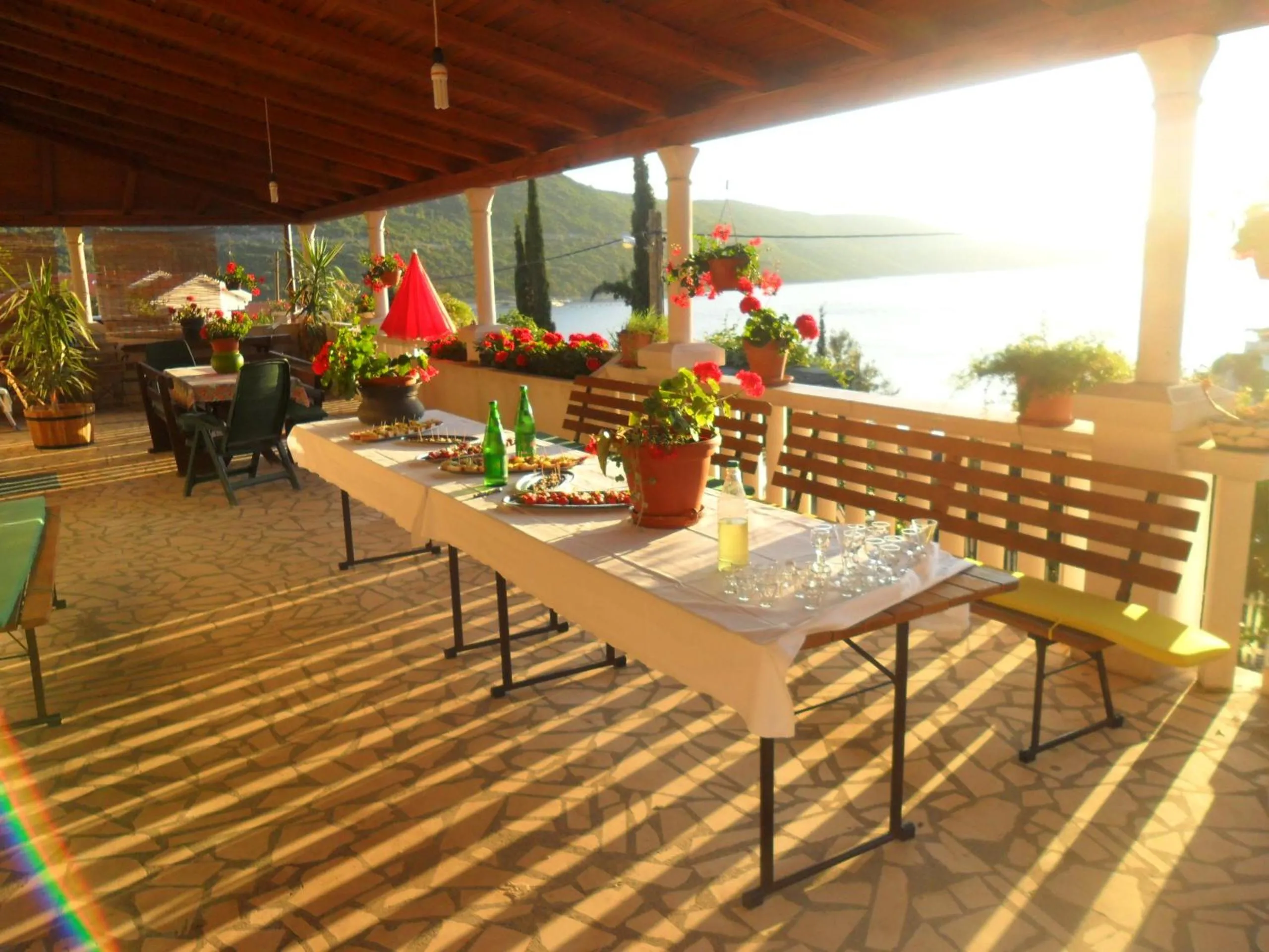 Patio in Guest House Babić