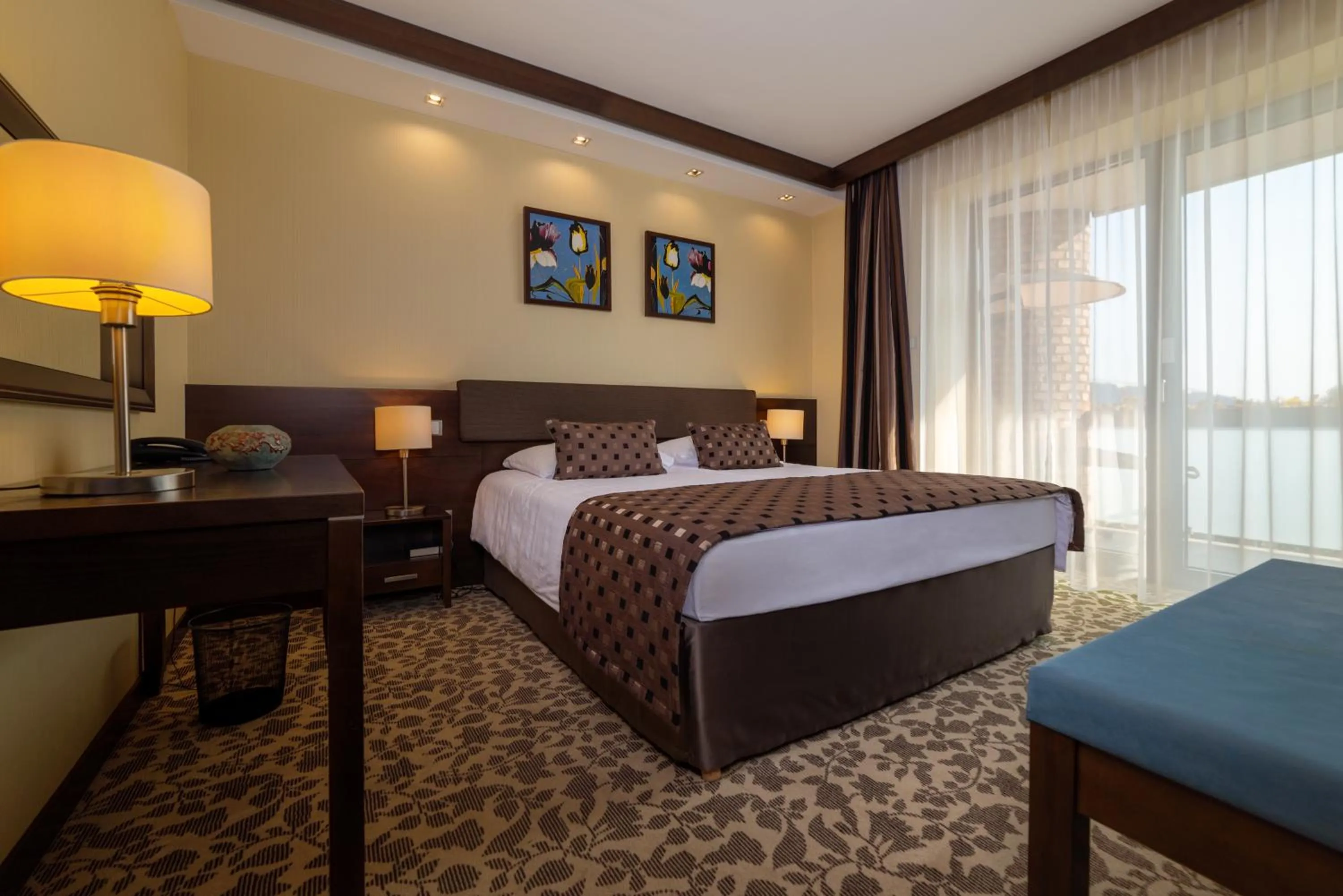 Bedroom, Bed in Hotel Pagony Wellness