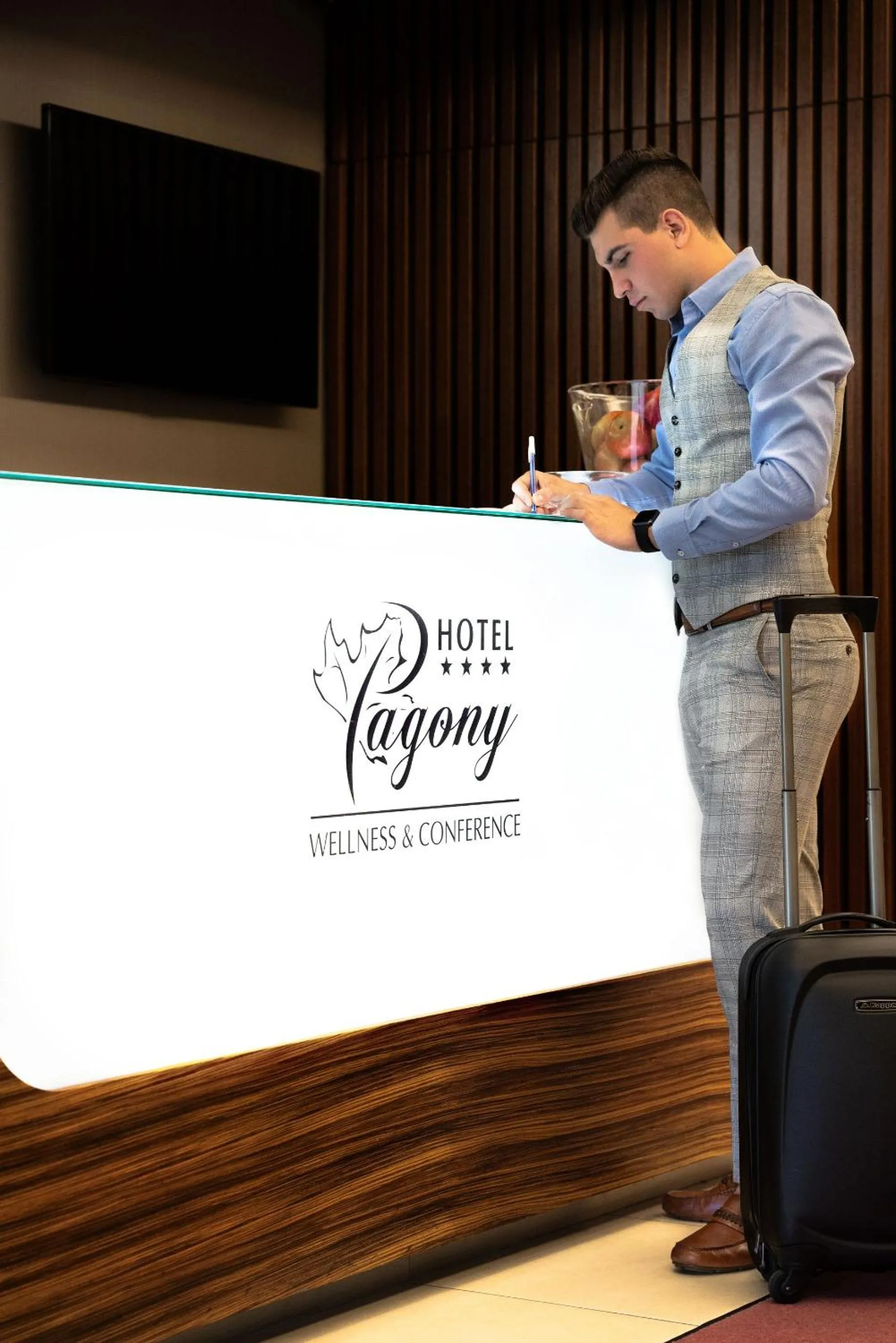 Lobby or reception in Hotel Pagony Wellness
