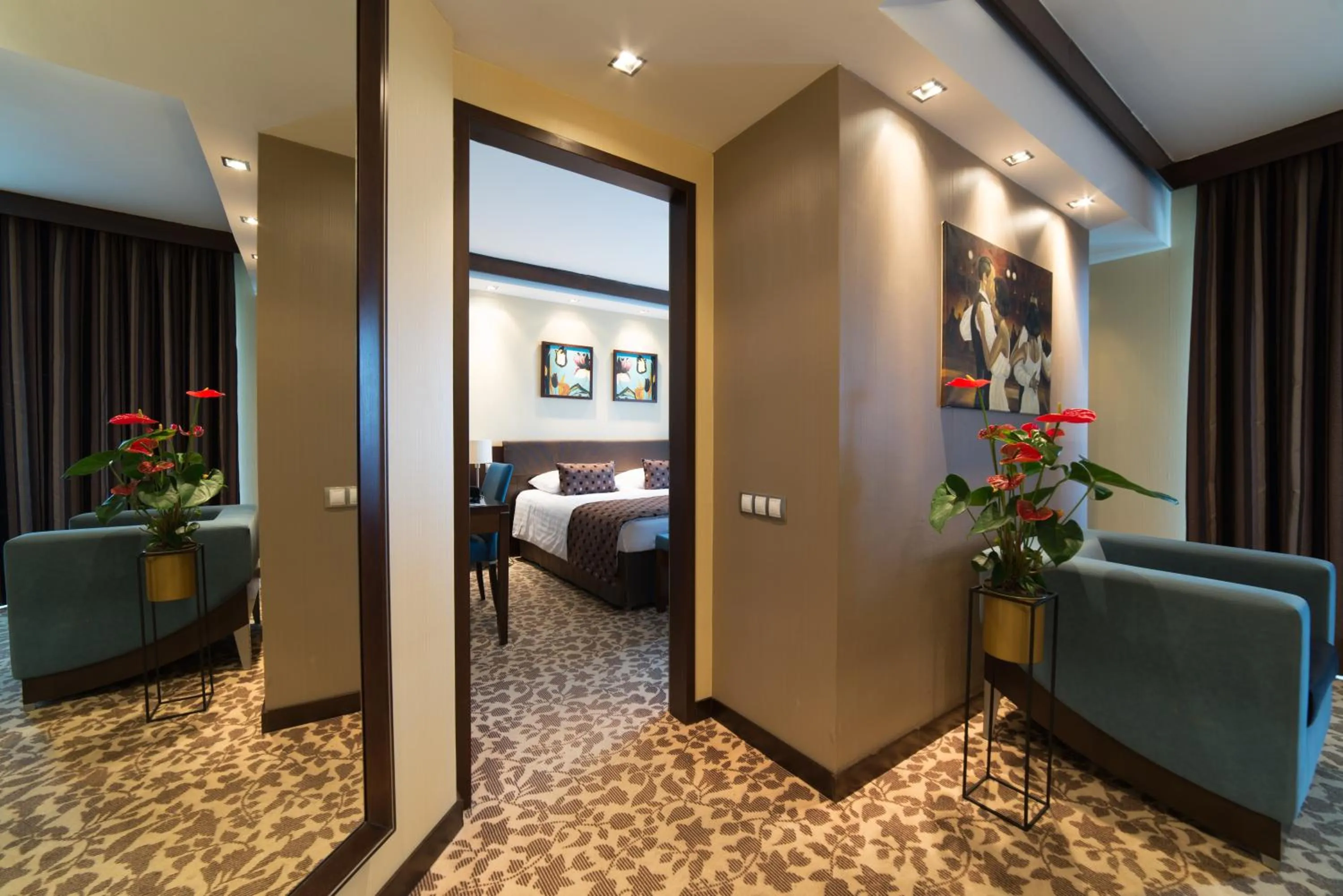 Bedroom, Bed in Hotel Pagony Wellness