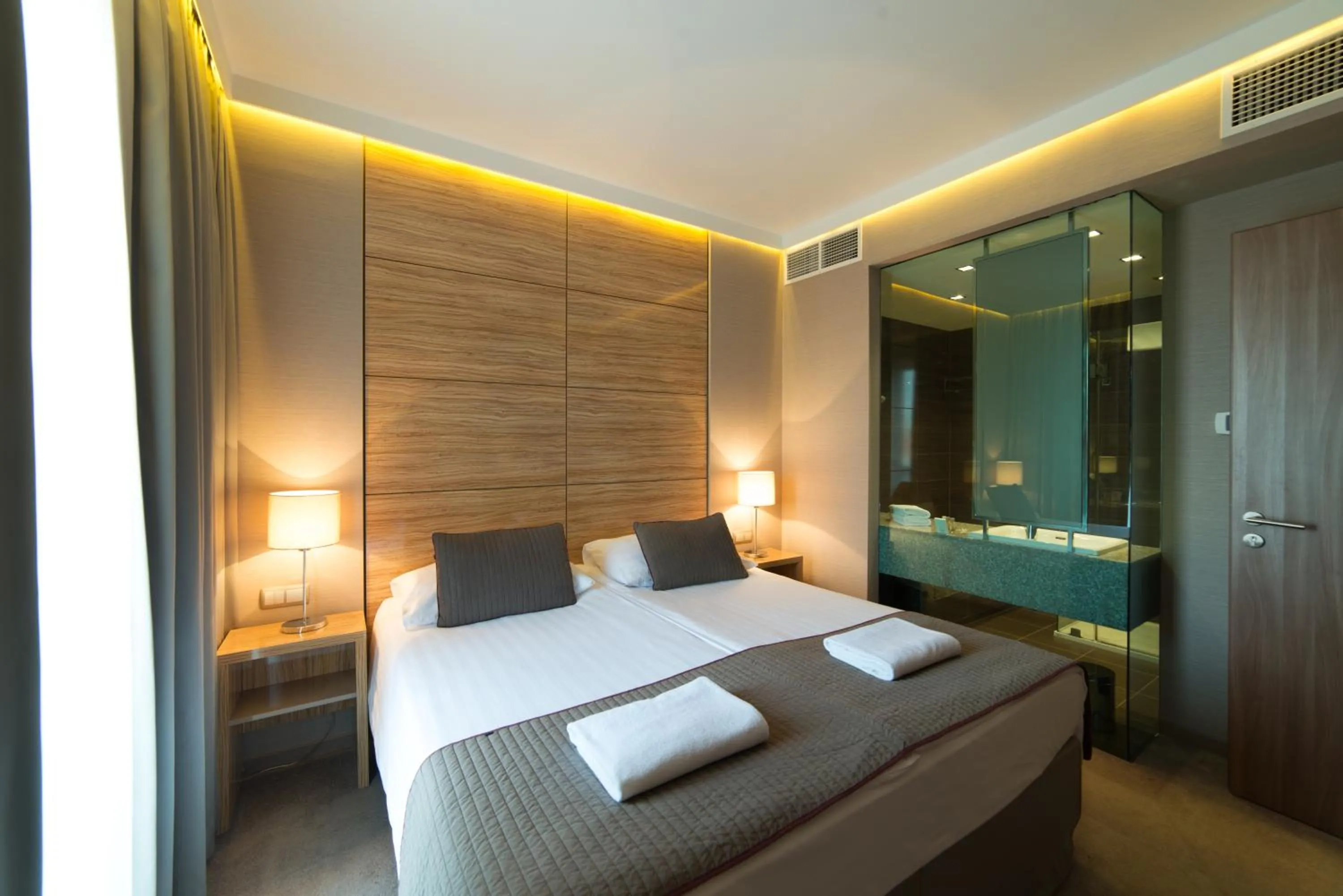 Bed in Hotel Pagony Wellness