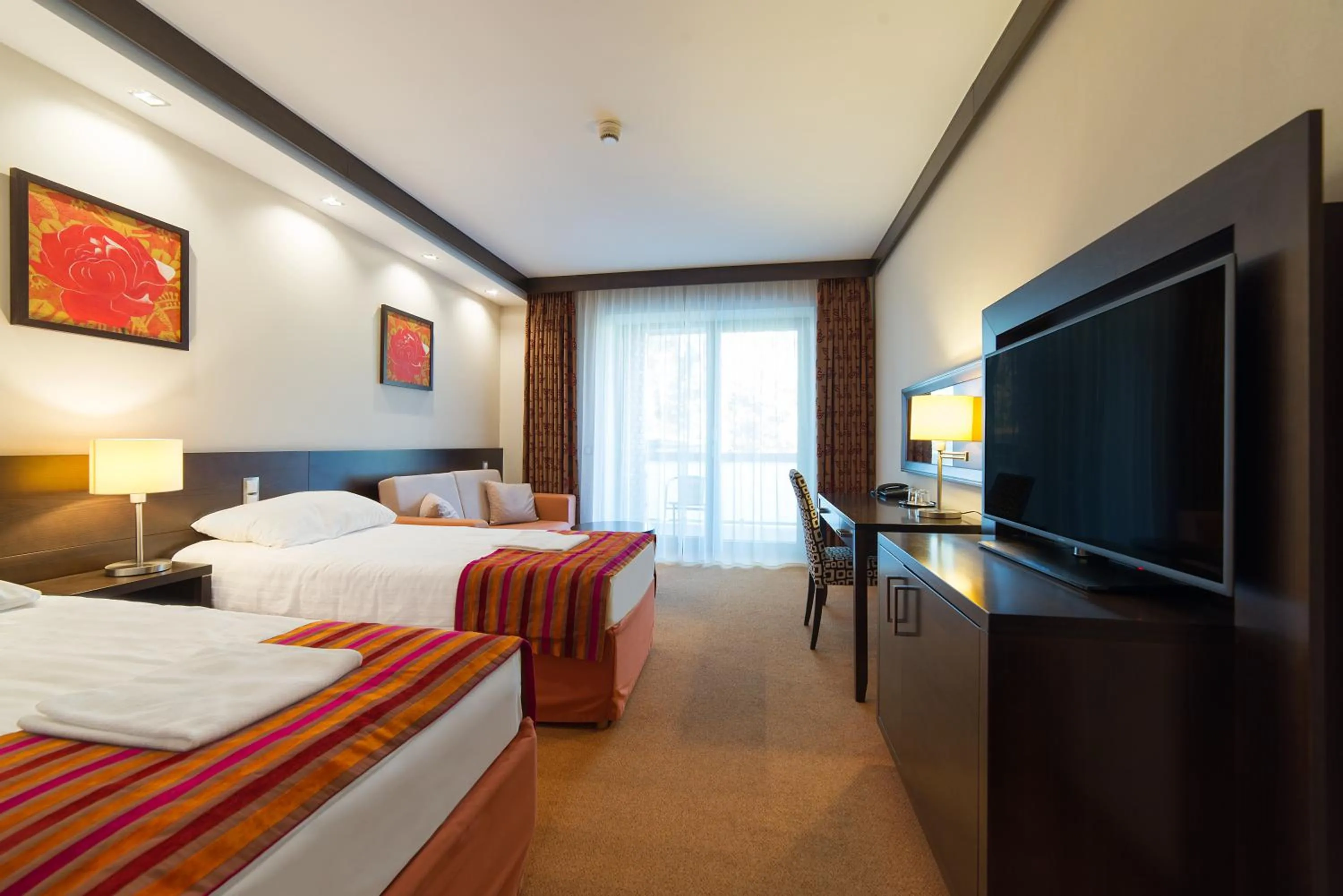 Bed in Hotel Pagony Wellness