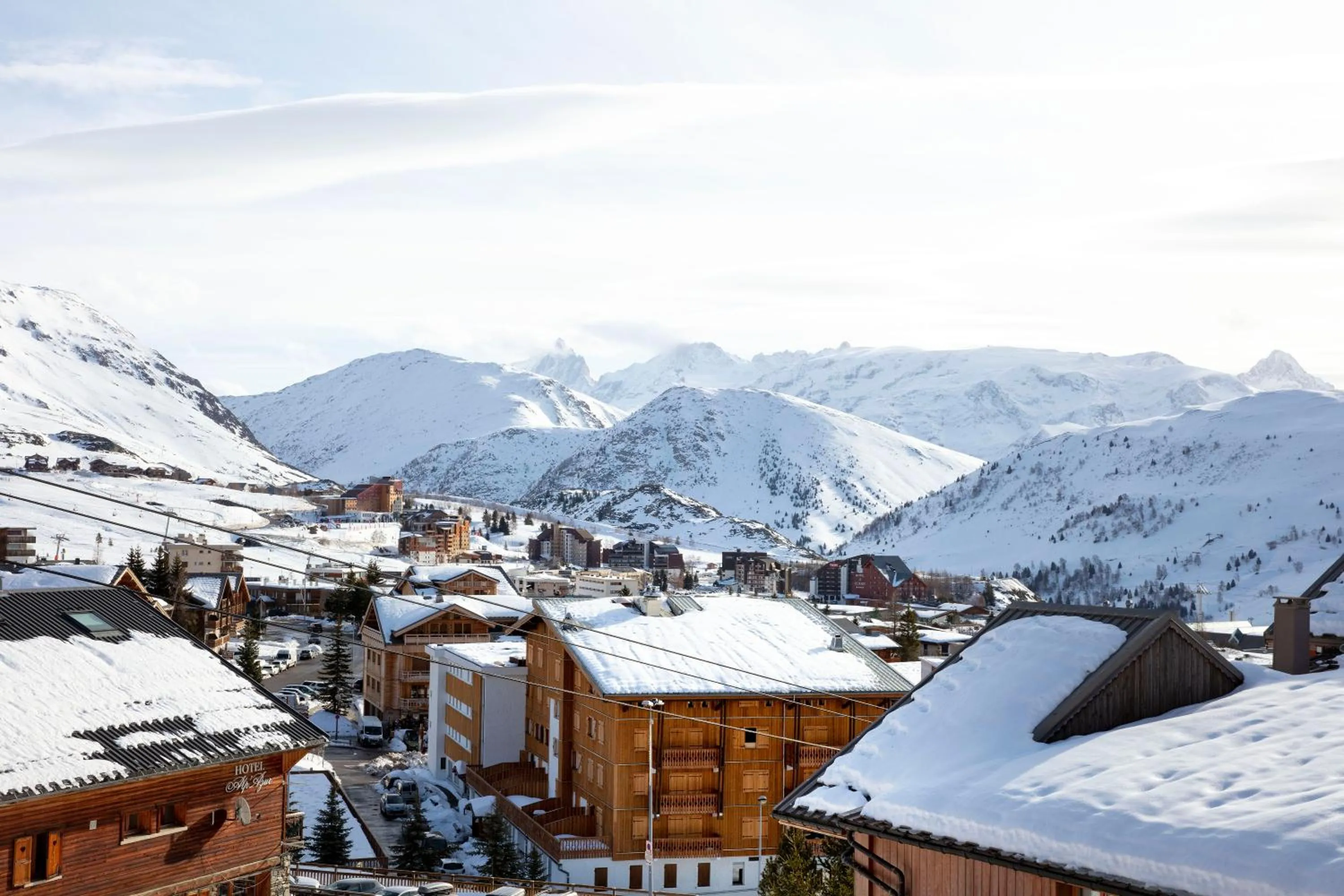 Mountain view in Grandes Rousses Hotel & Spa