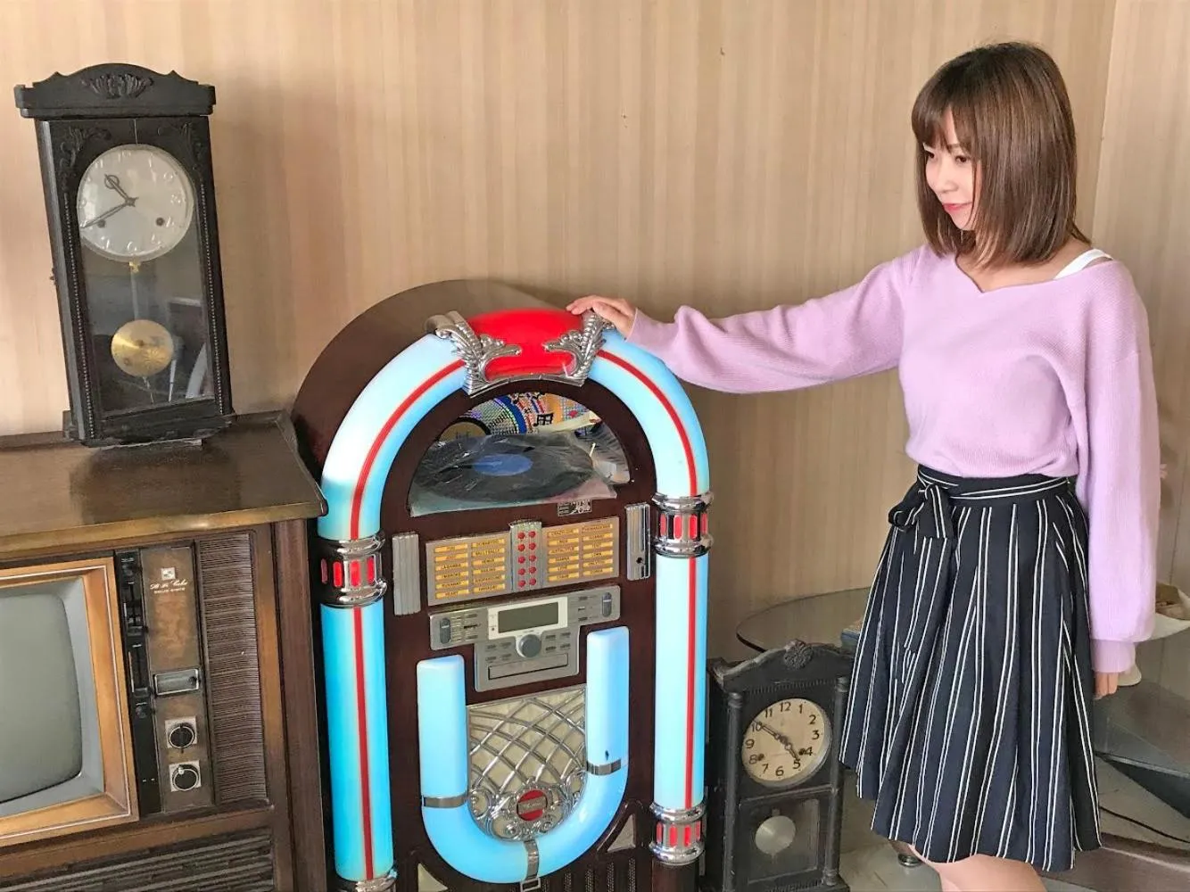 Communal lounge/ TV room in Clover House Sapporo
