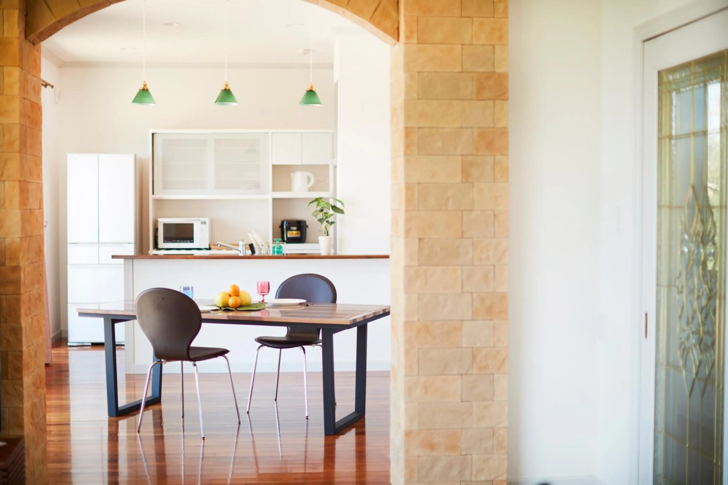 Kitchen or kitchenette in Resort villa miko