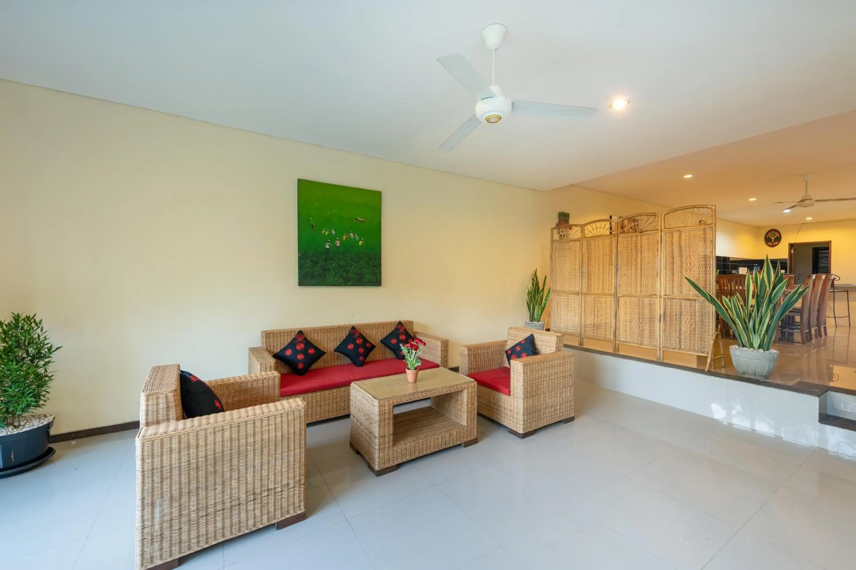 Living room in Mardika Private Villa