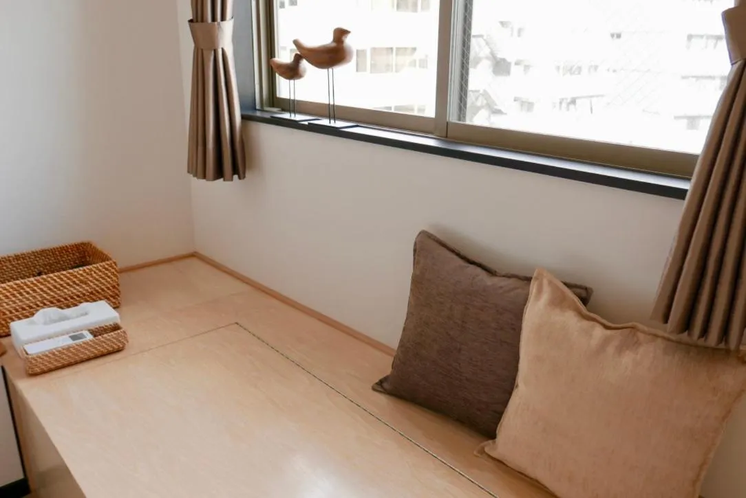 Living room, Bed in Tokyo Sakurako Hatchobori