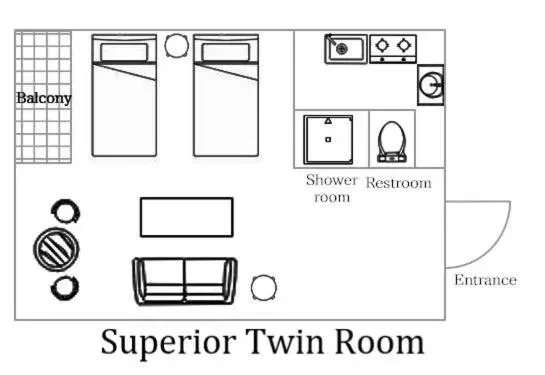 Photo of the whole room in Tokyo Sakurako Hatchobori Photo of the whole room in Tokyo Sakurako Hatchobori