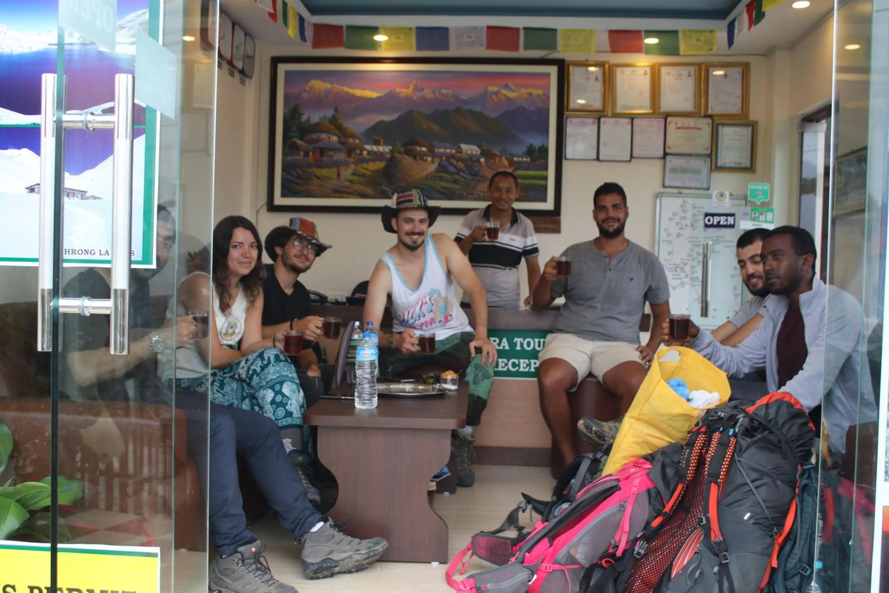 People in Pokhara Tourist Home