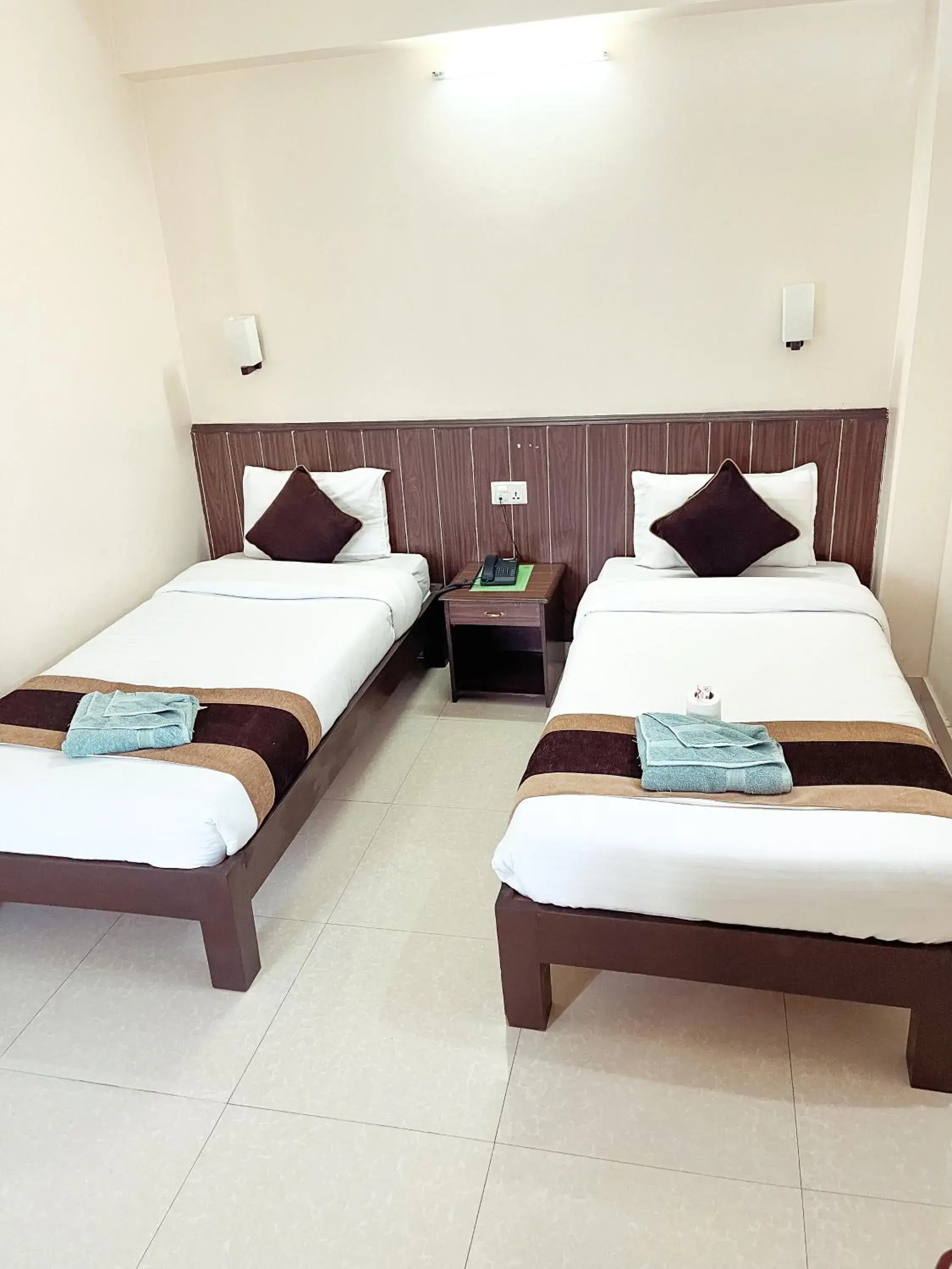 Budget Twin Room in Pokhara Tourist Home Budget Twin Room in Pokhara Tourist Home