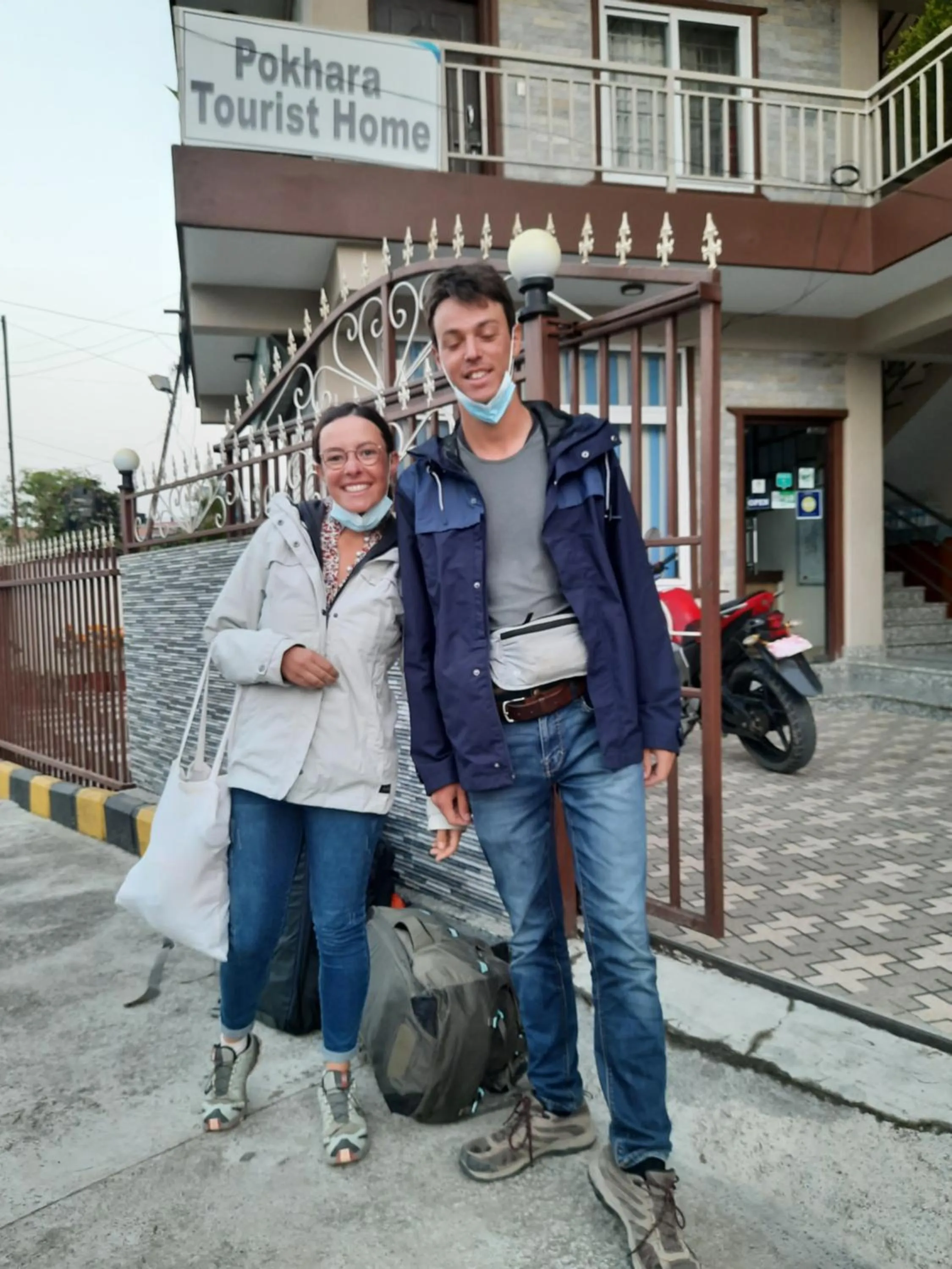 Family in Pokhara Tourist Home
