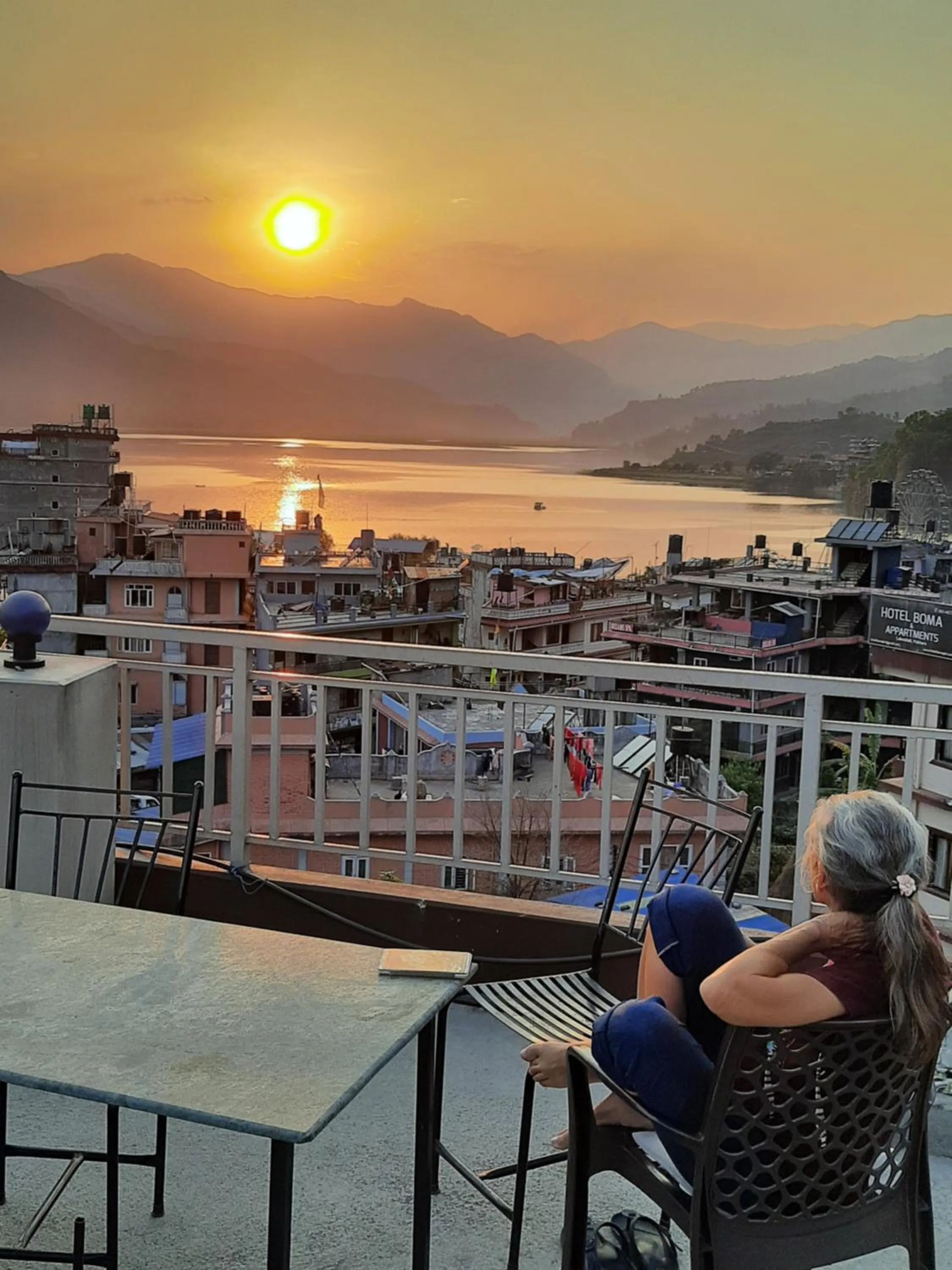Balcony/Terrace in Pokhara Tourist Home