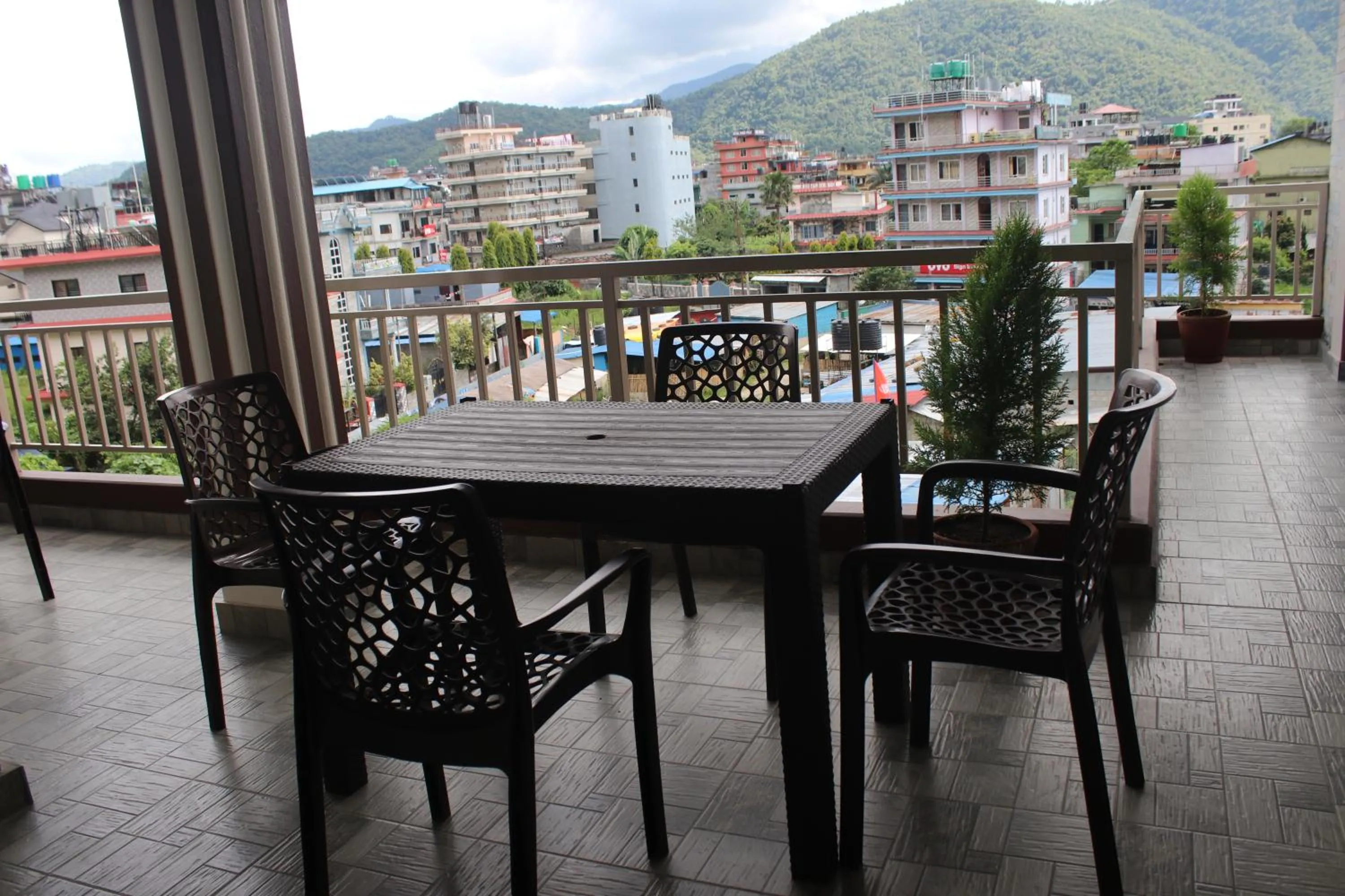 Balcony/Terrace in Pokhara Tourist Home