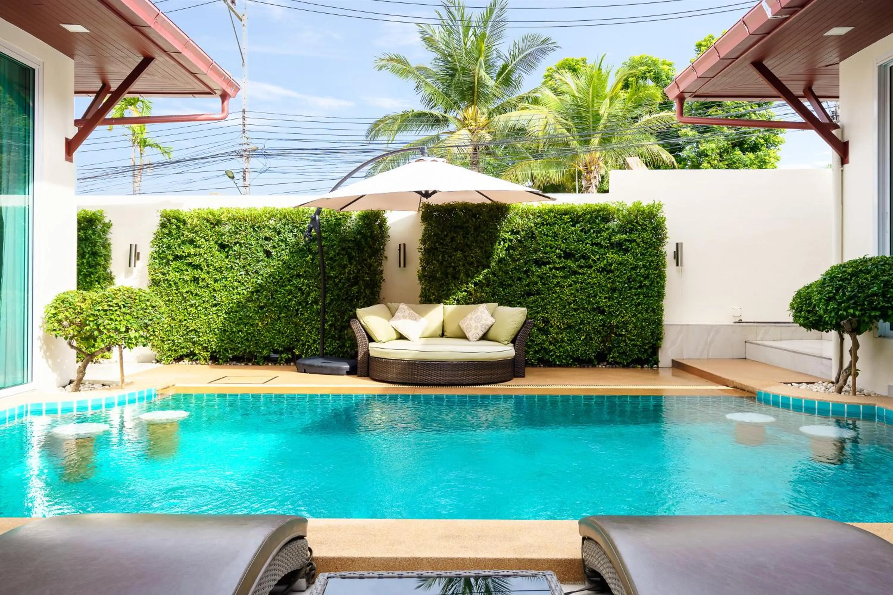 Patio in Luxury Pool Villa A14 3BR 6-8 Persons