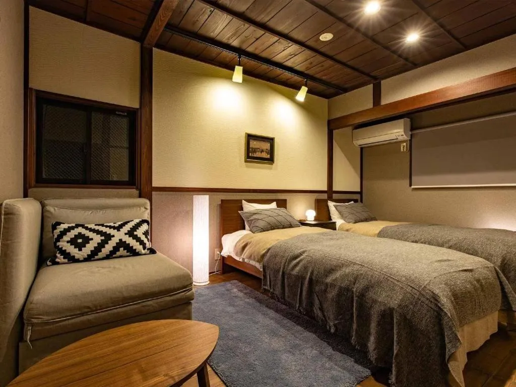Bed in Wow! KANAZAWA STAY