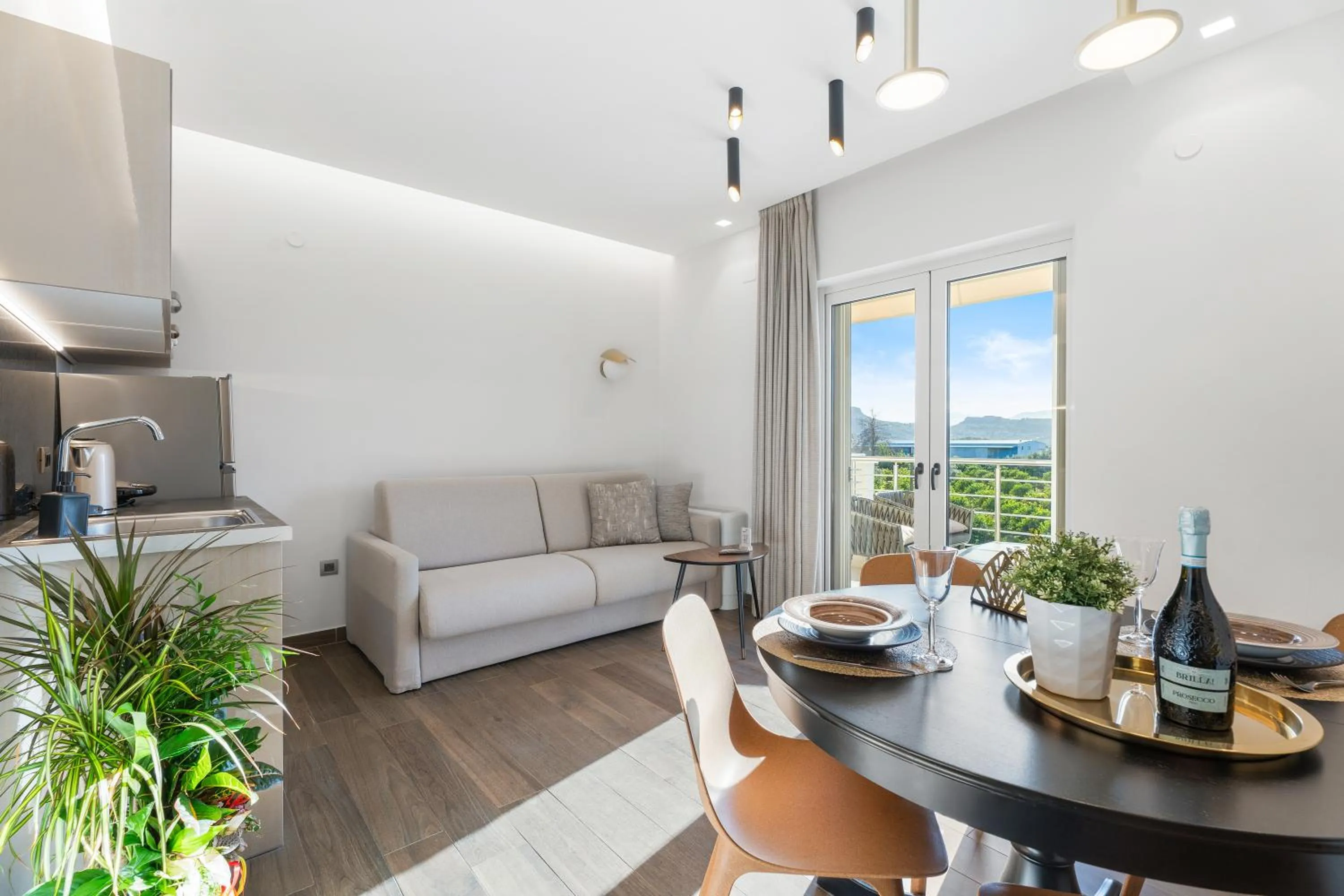 Living room in Frunze Luxury Apartments