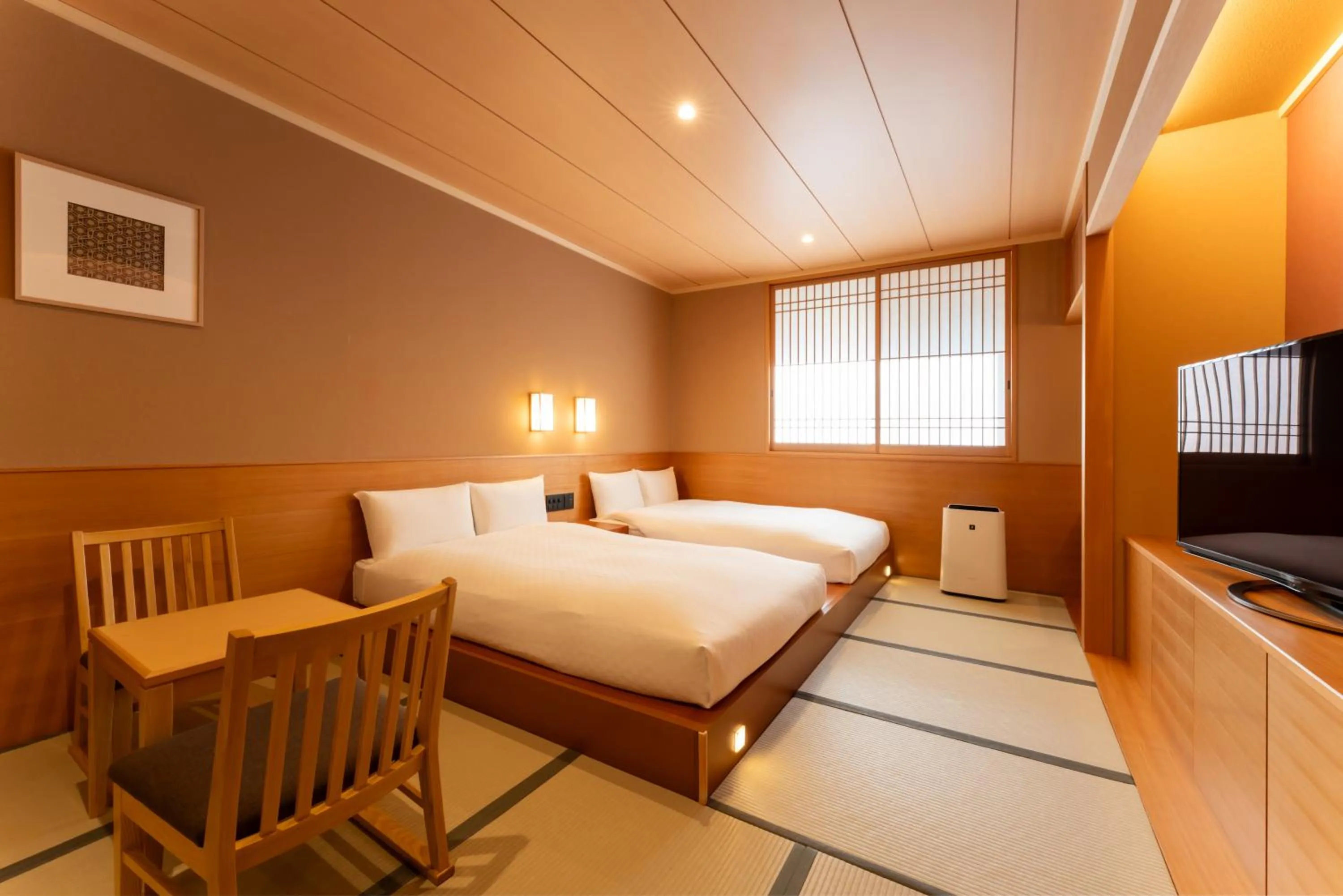 Superior Twin Room - West Building  in Temple Town Hotel WAQOO Horyuji