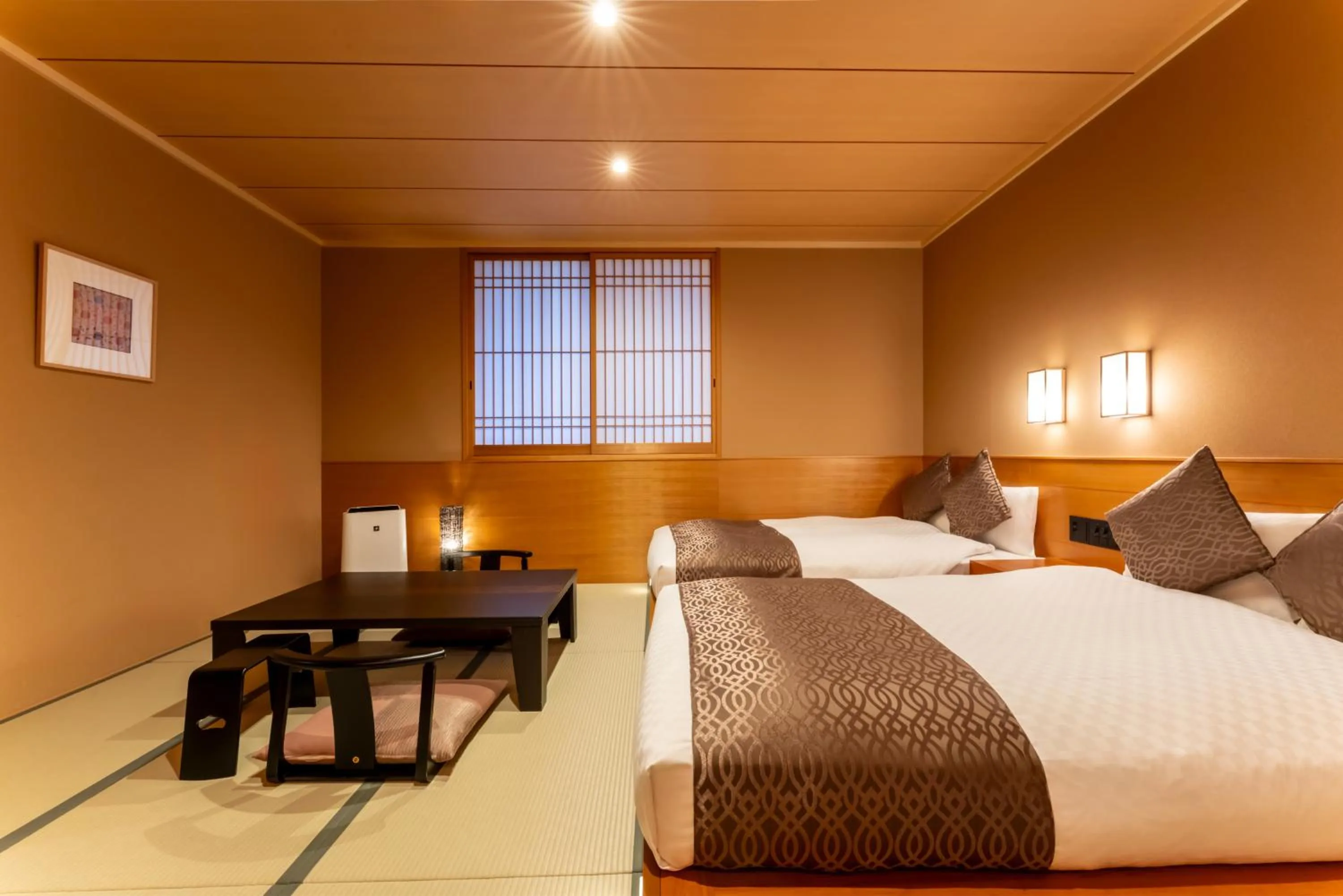 Bedroom, Bed in Temple Town Hotel WAQOO Horyuji