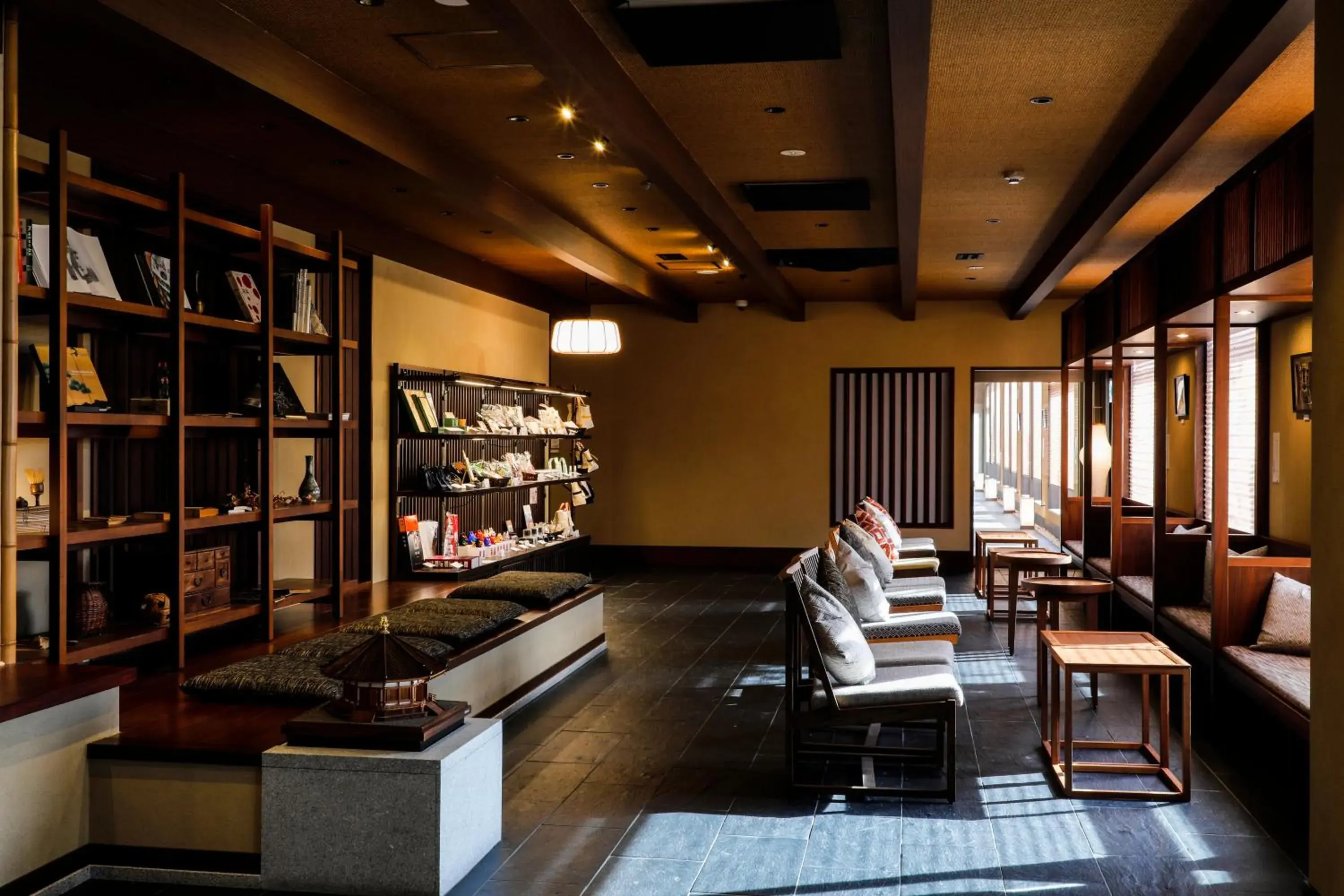 Lobby or reception in Temple Town Hotel WAQOO Horyuji Lobby or reception in Temple Town Hotel WAQOO Horyuji