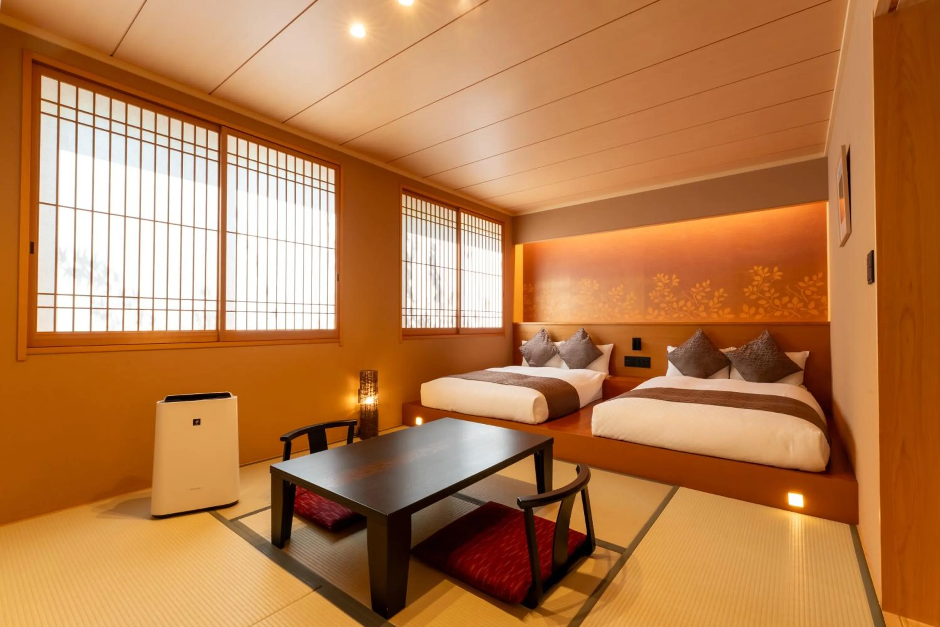 Bed in Temple Town Hotel WAQOO Horyuji