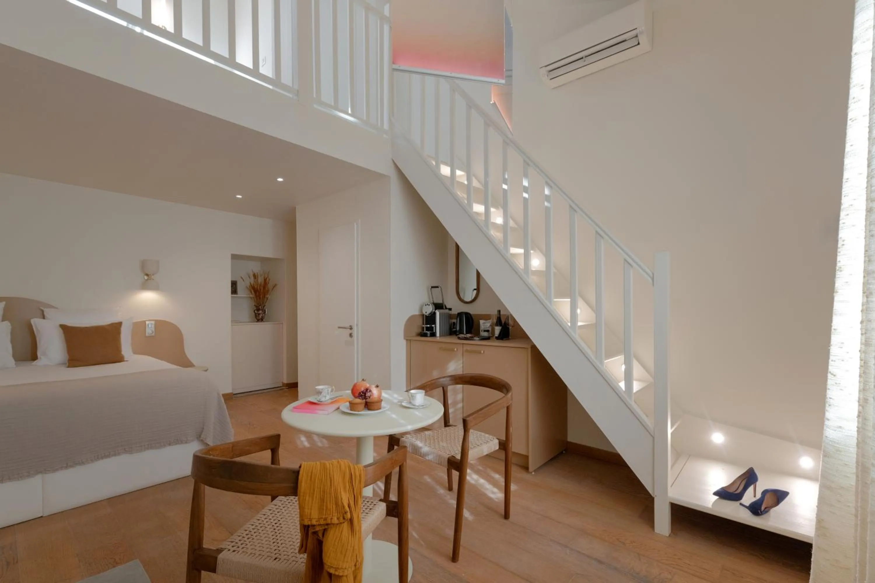 Bed in MiHotel Le Gourguillon