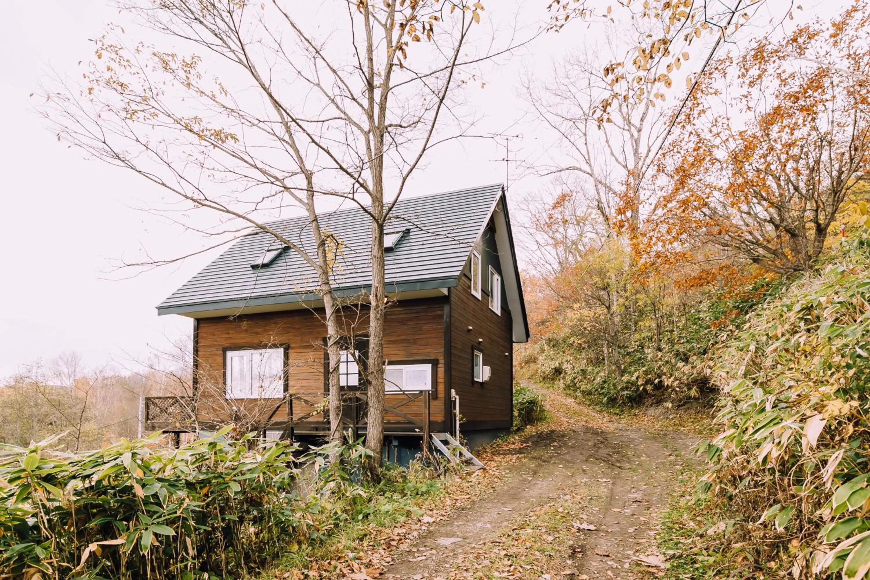 Property building in LAKE TOYA Great view log cabin