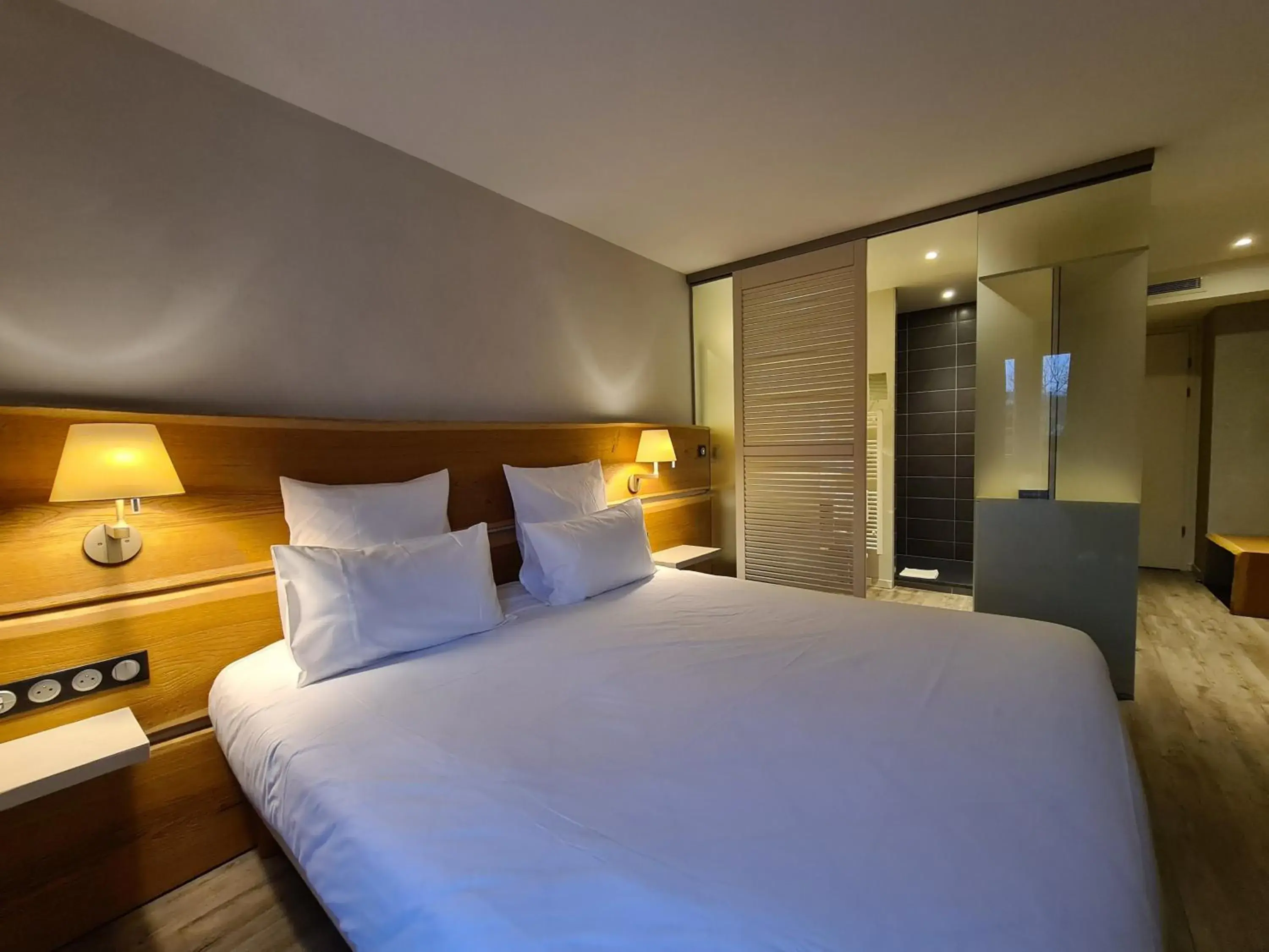 Photo of the whole room, Bed in Maison Jenny Hotel Restaurant & Spa Photo of the whole room, Bed in Maison Jenny Hotel Restaurant & Spa