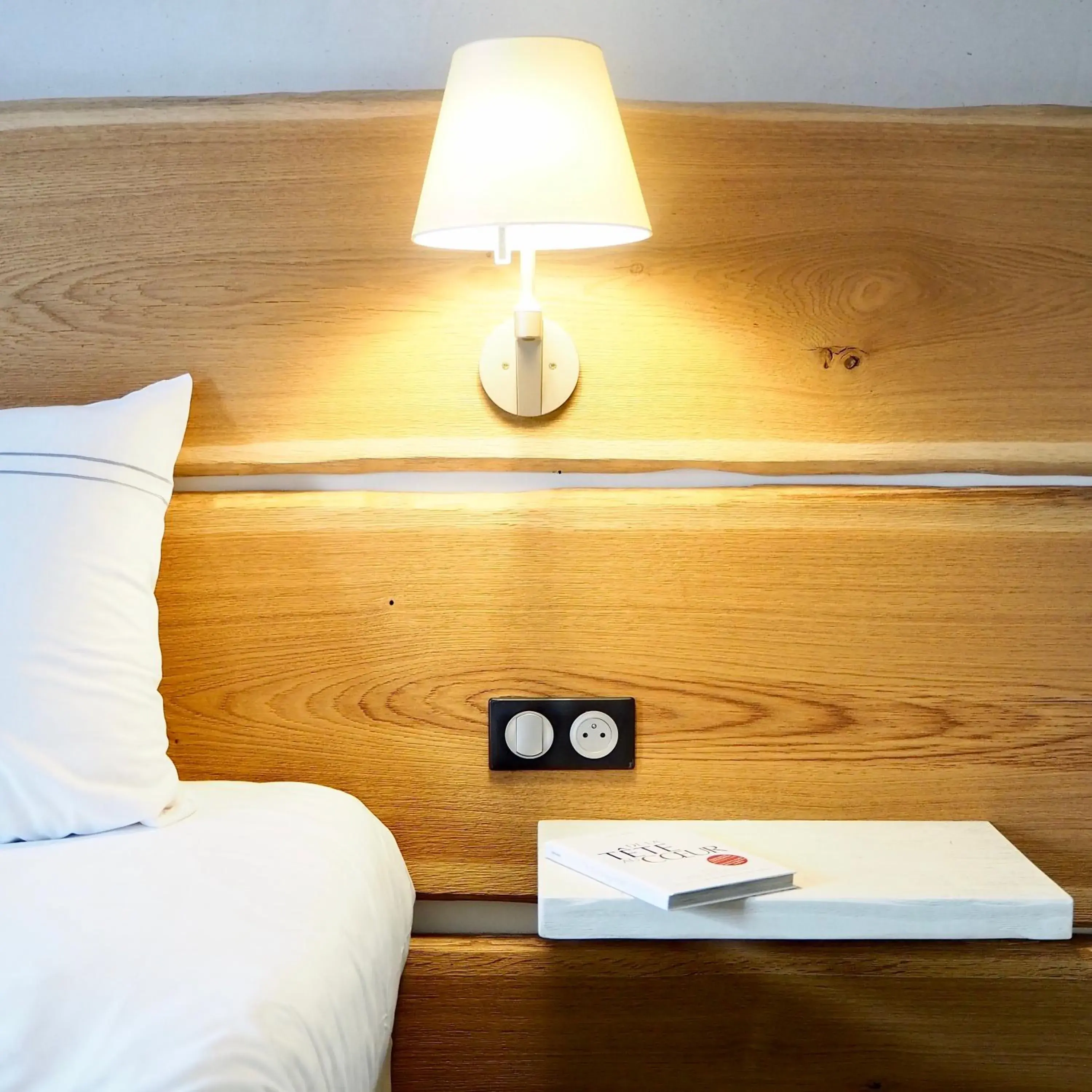 Bed in Maison Jenny Hotel Restaurant & Spa Bed in Maison Jenny Hotel Restaurant & Spa