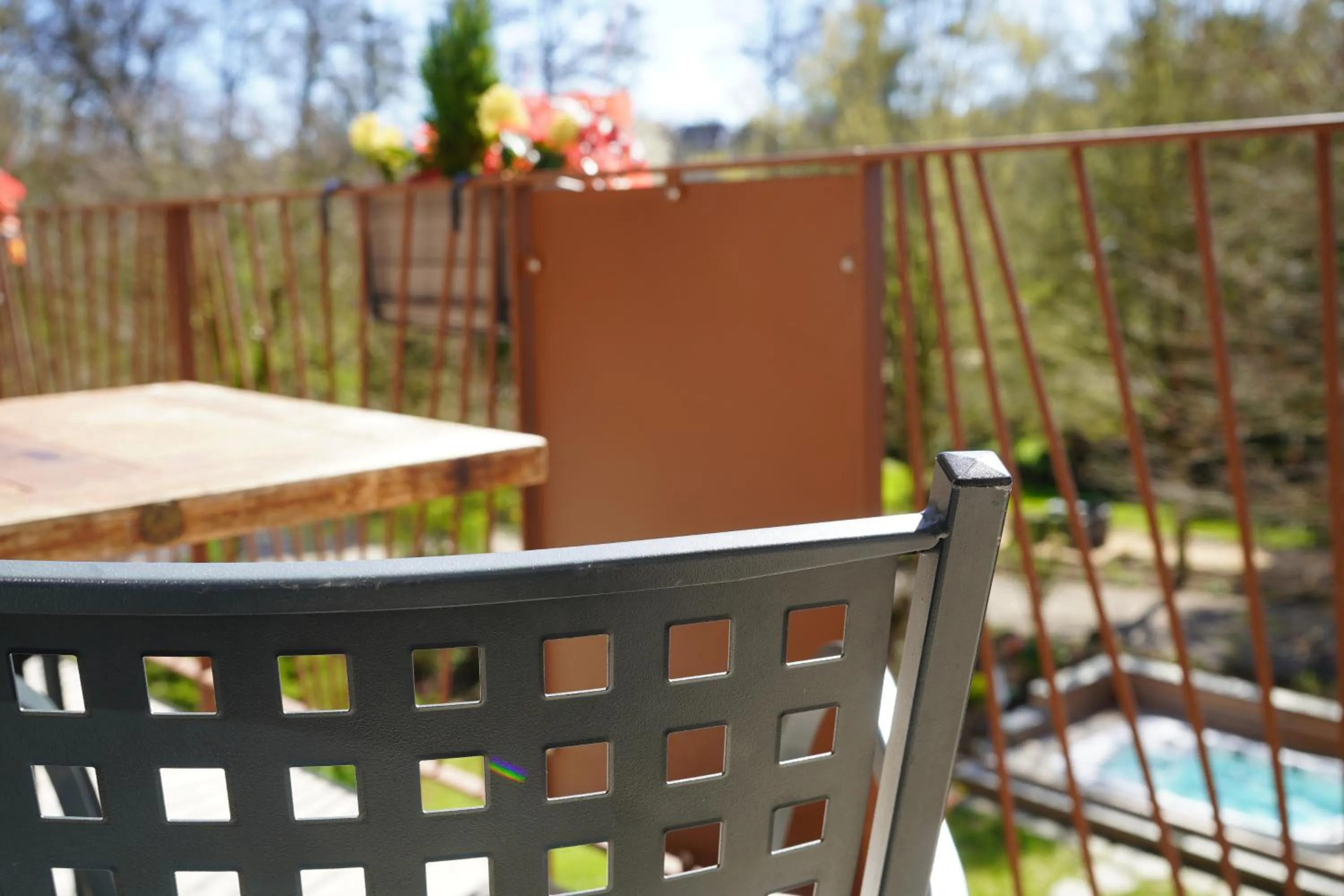 Balcony/Terrace in Maison Jenny Hotel Restaurant & Spa