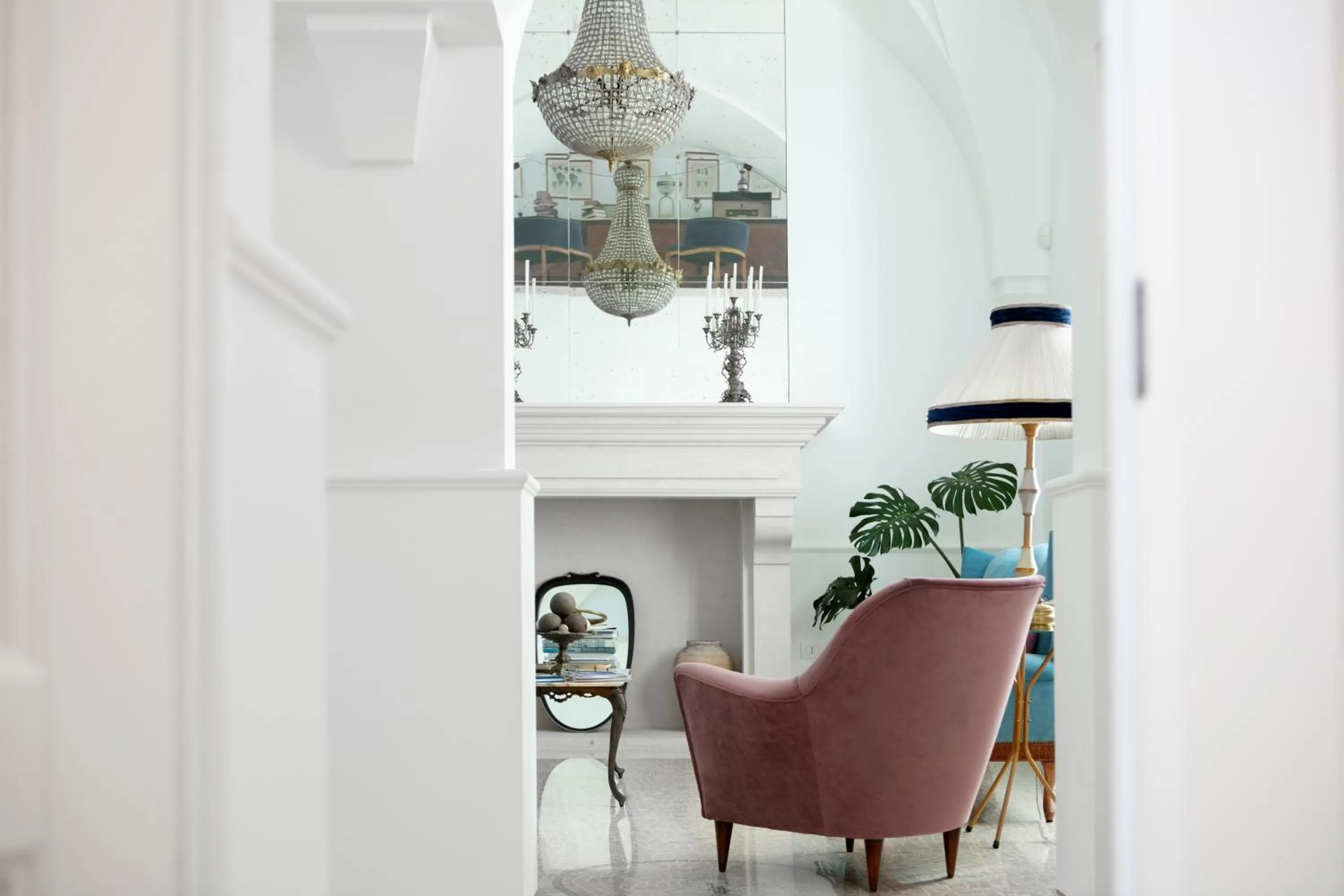 Living room in Relais Carlo Alberto