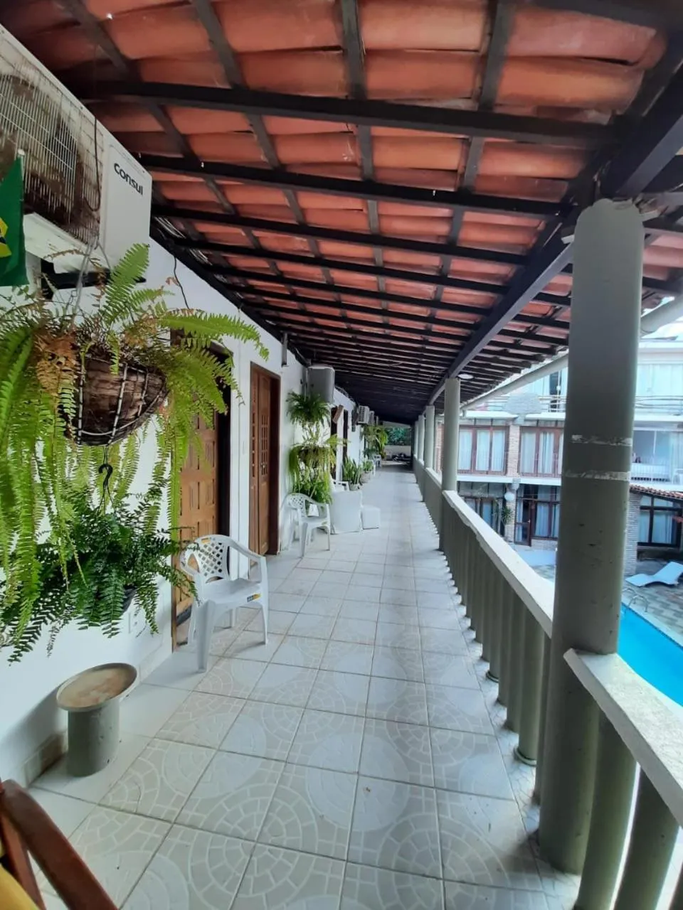 Balcony/Terrace in Pousada Água de Fuego