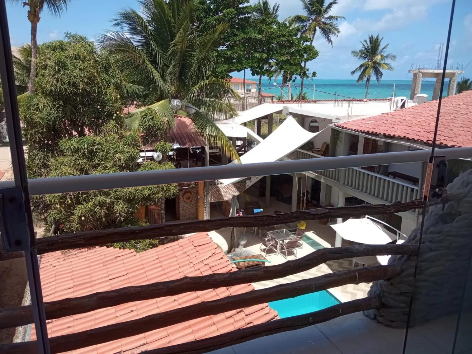 Pool view in Pousada Água de Fuego