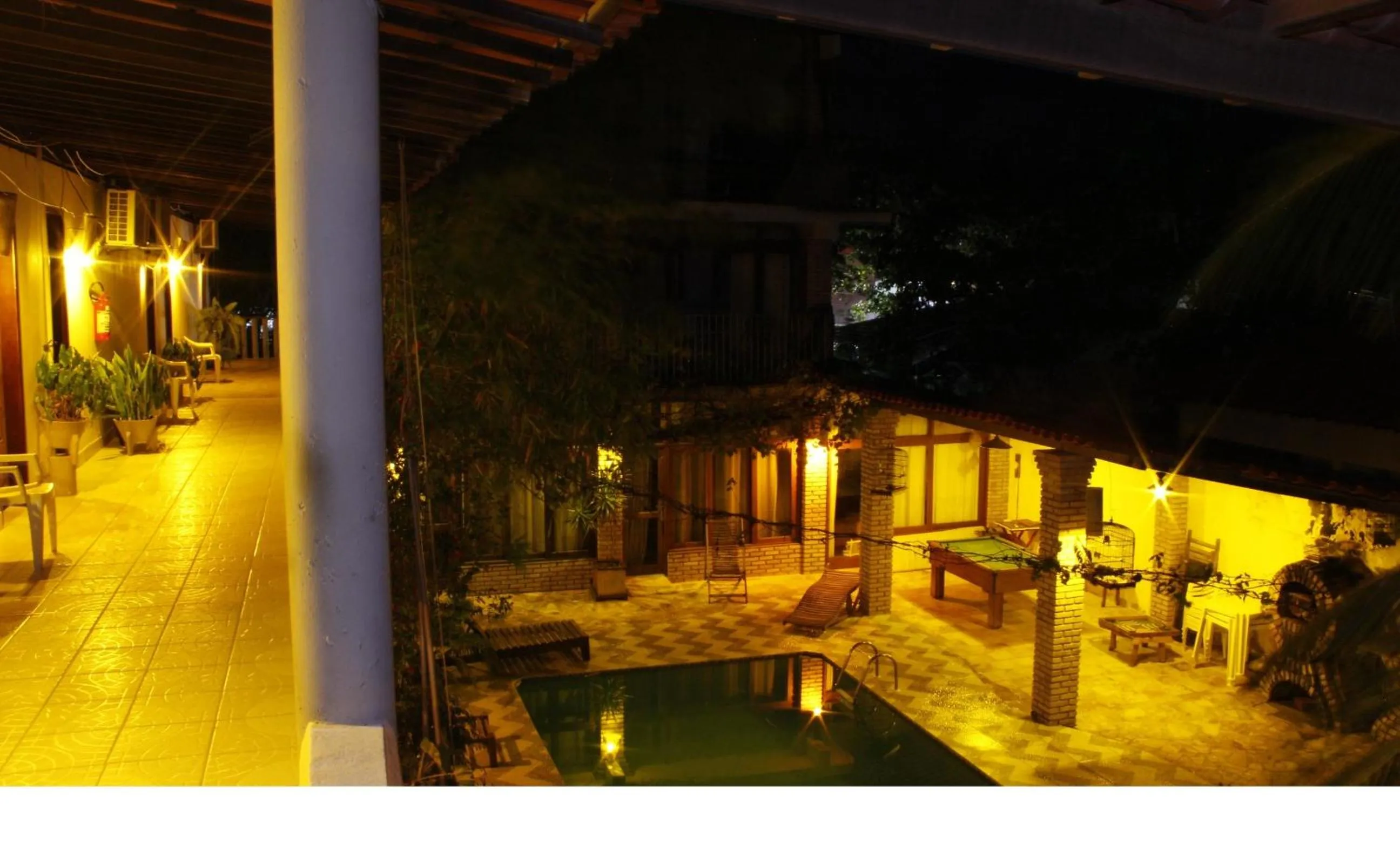 Night in Pousada Água de Fuego