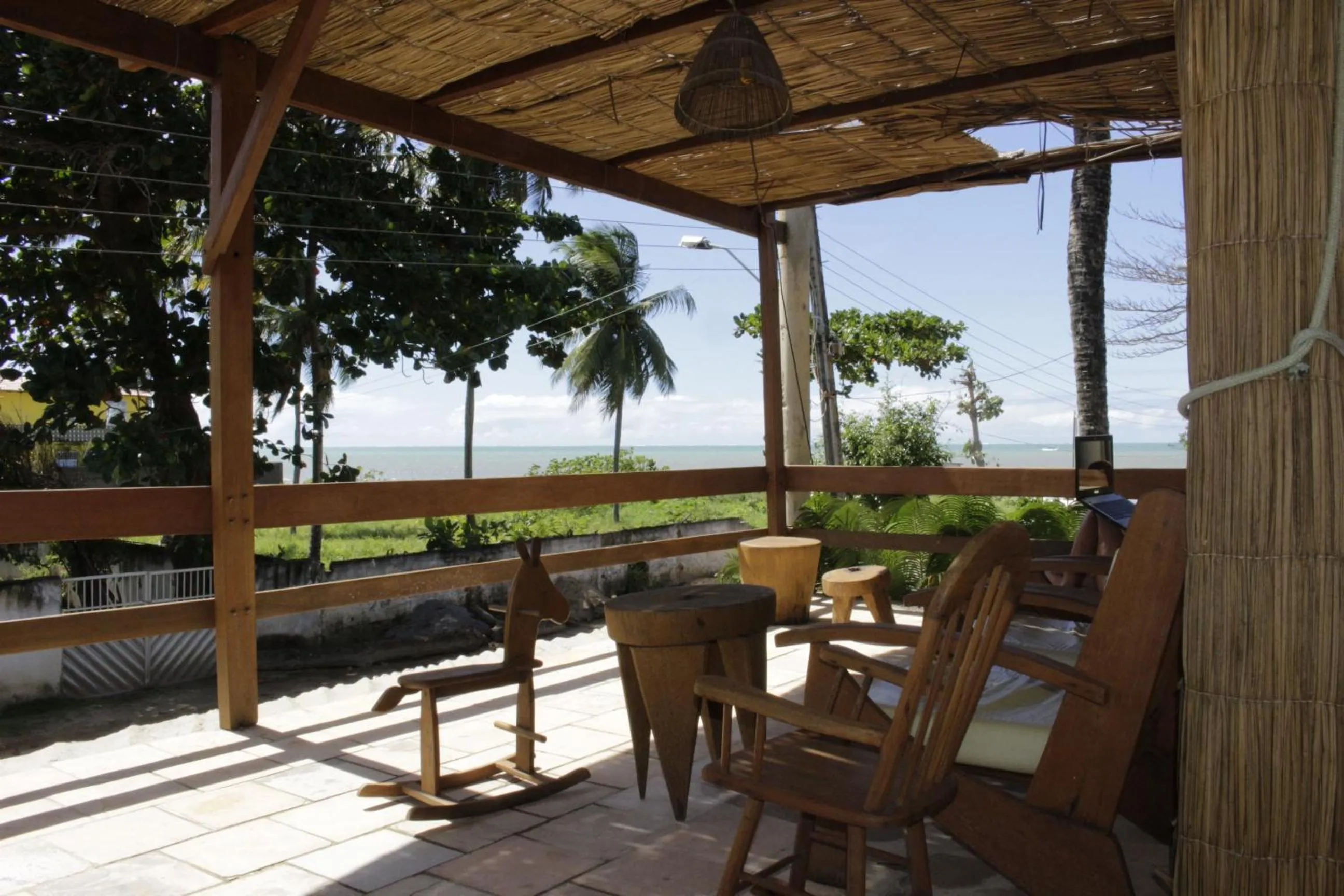 Balcony/Terrace in Pousada Água de Fuego