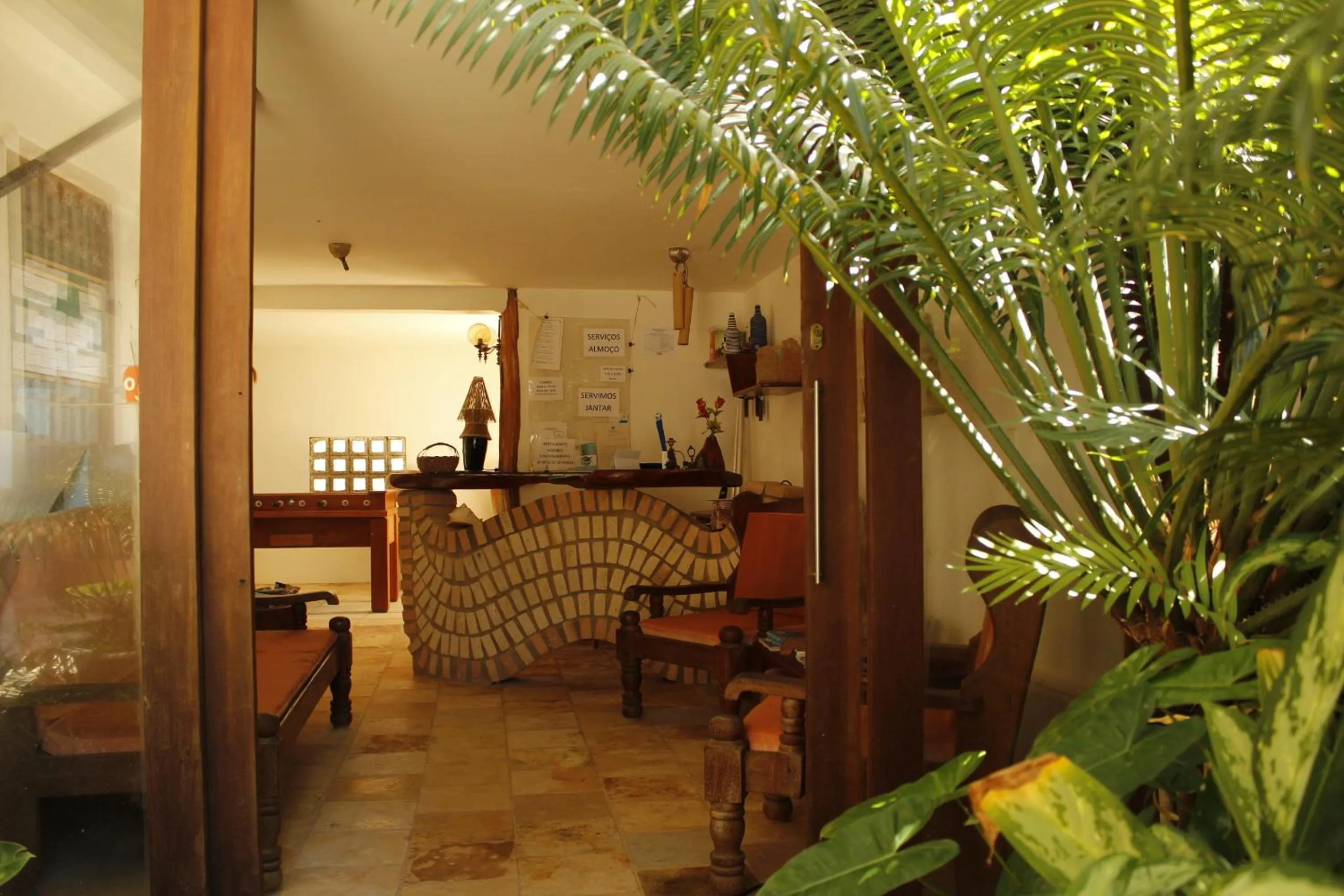 Lobby or reception in Pousada Água de Fuego