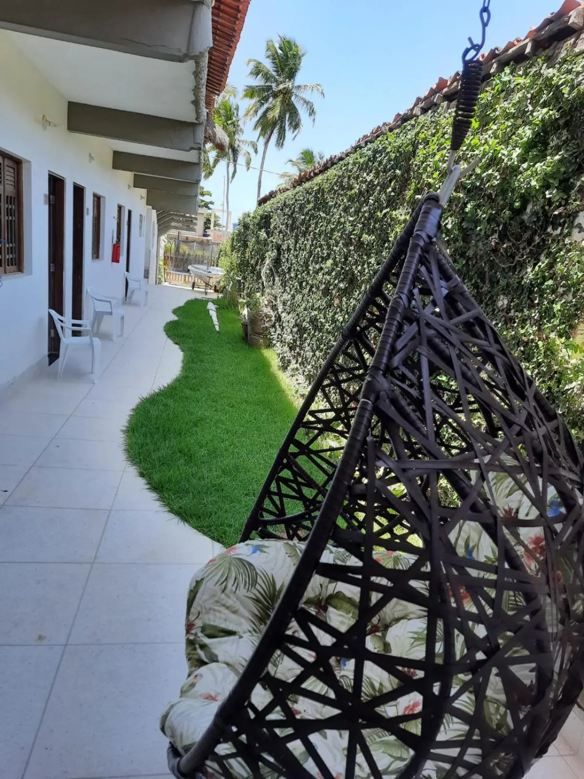 Garden view in Pousada Água de Fuego