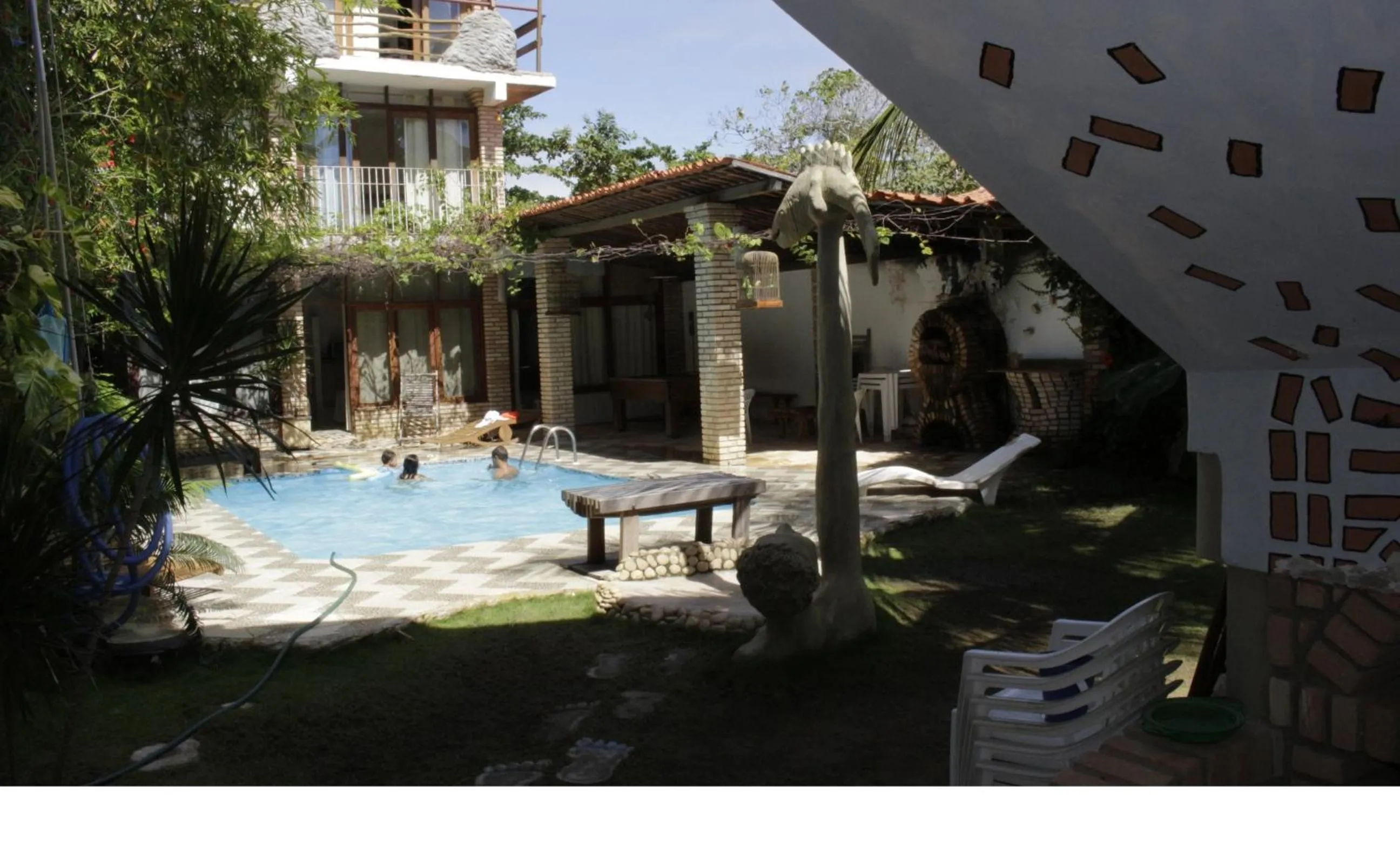 Swimming pool in Pousada Água de Fuego