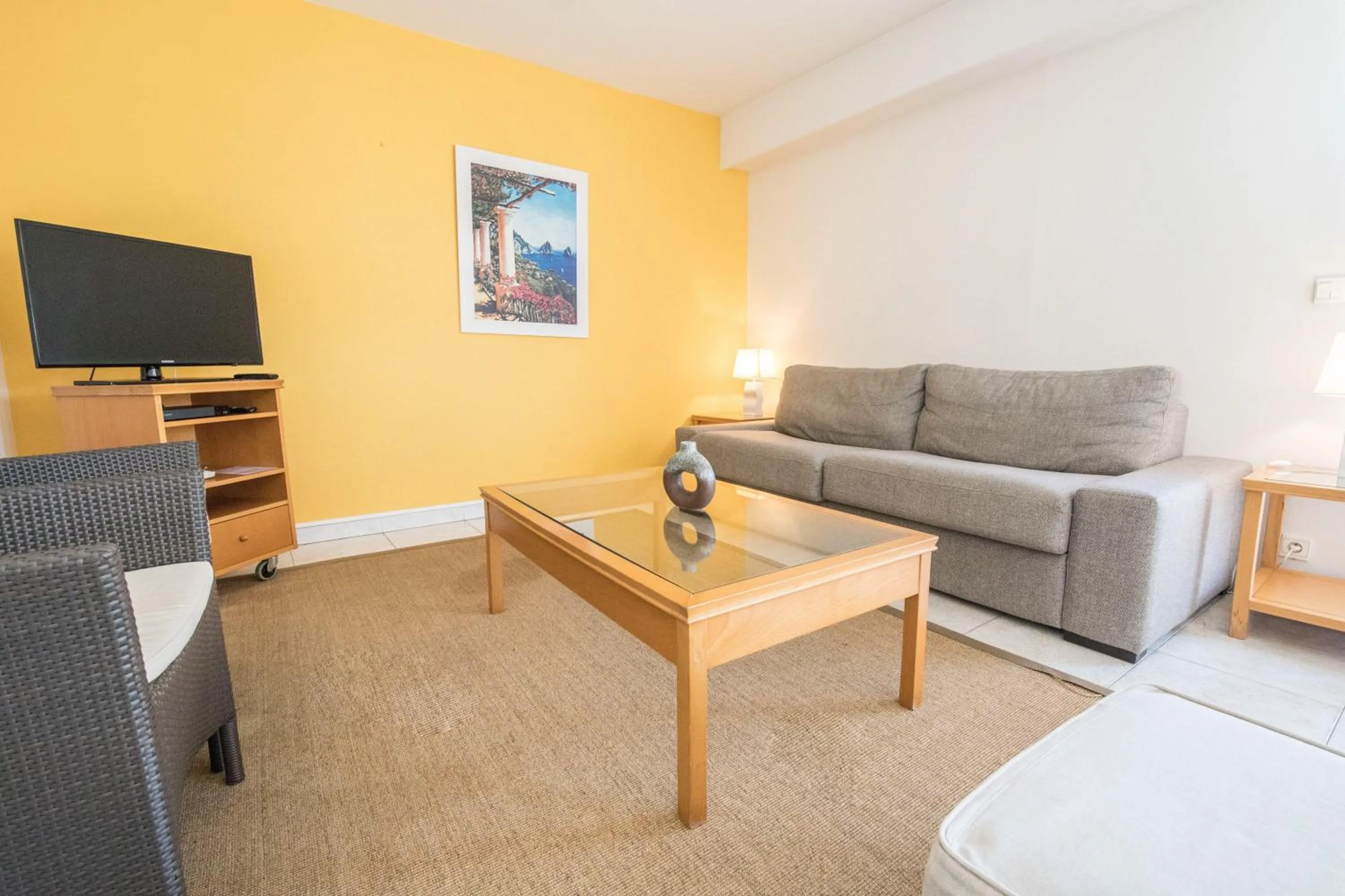 Living room in Cannes Croisette Prestige Apart'hotel