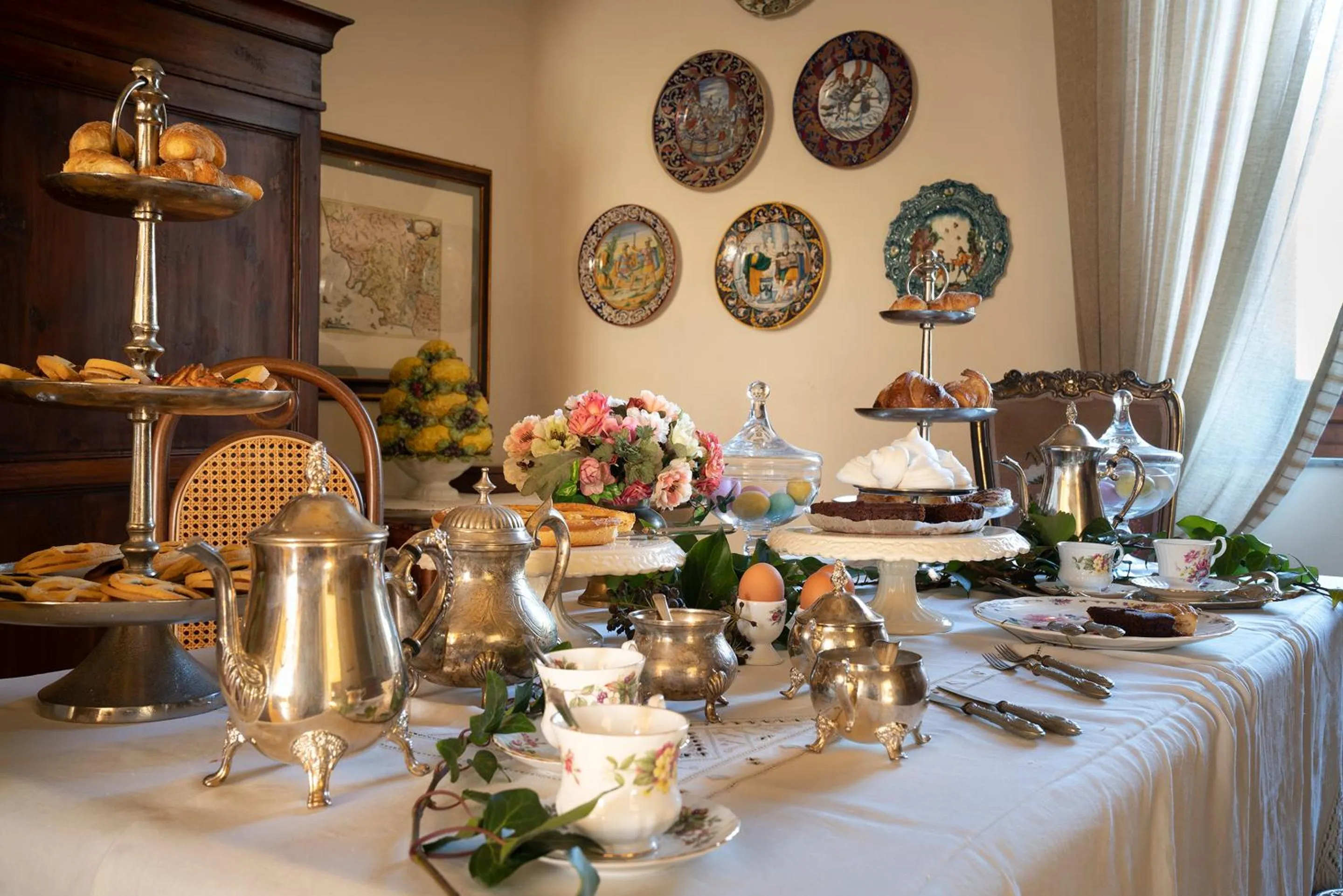 Breakfast in Villa Sestilia Guest House