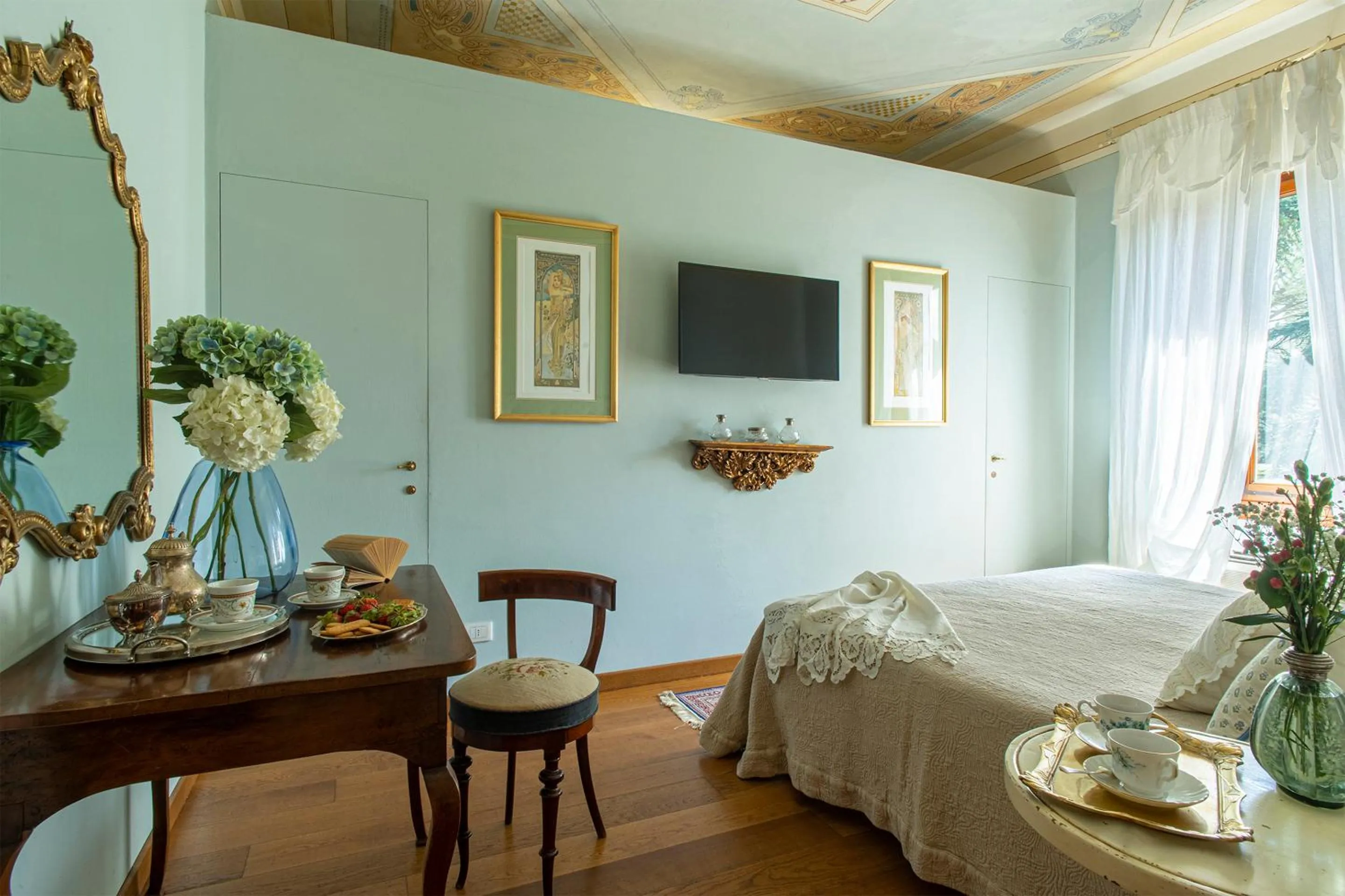 Bed in Villa Sestilia Guest House