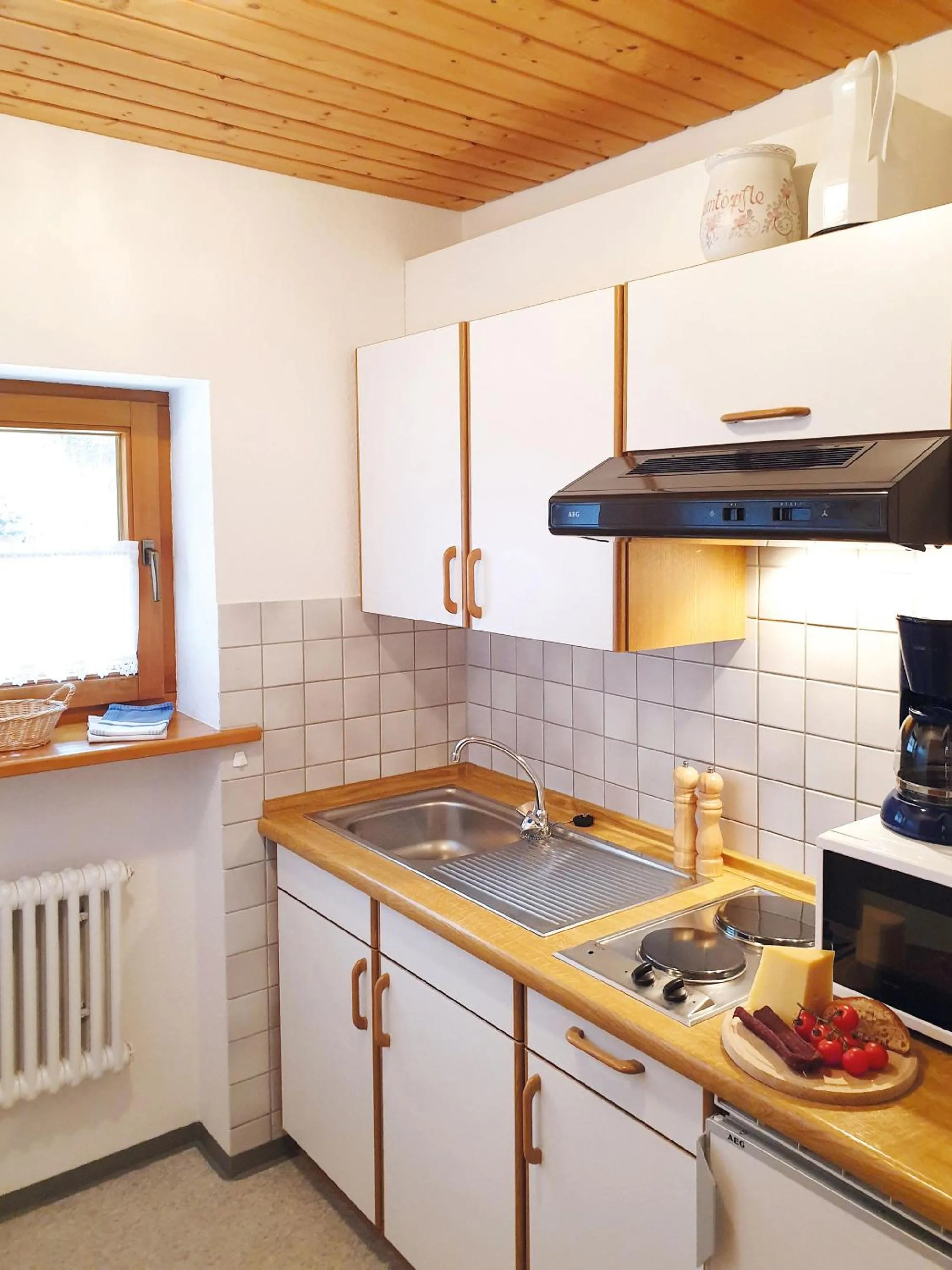 Kitchen or kitchenette in Haus Andrea