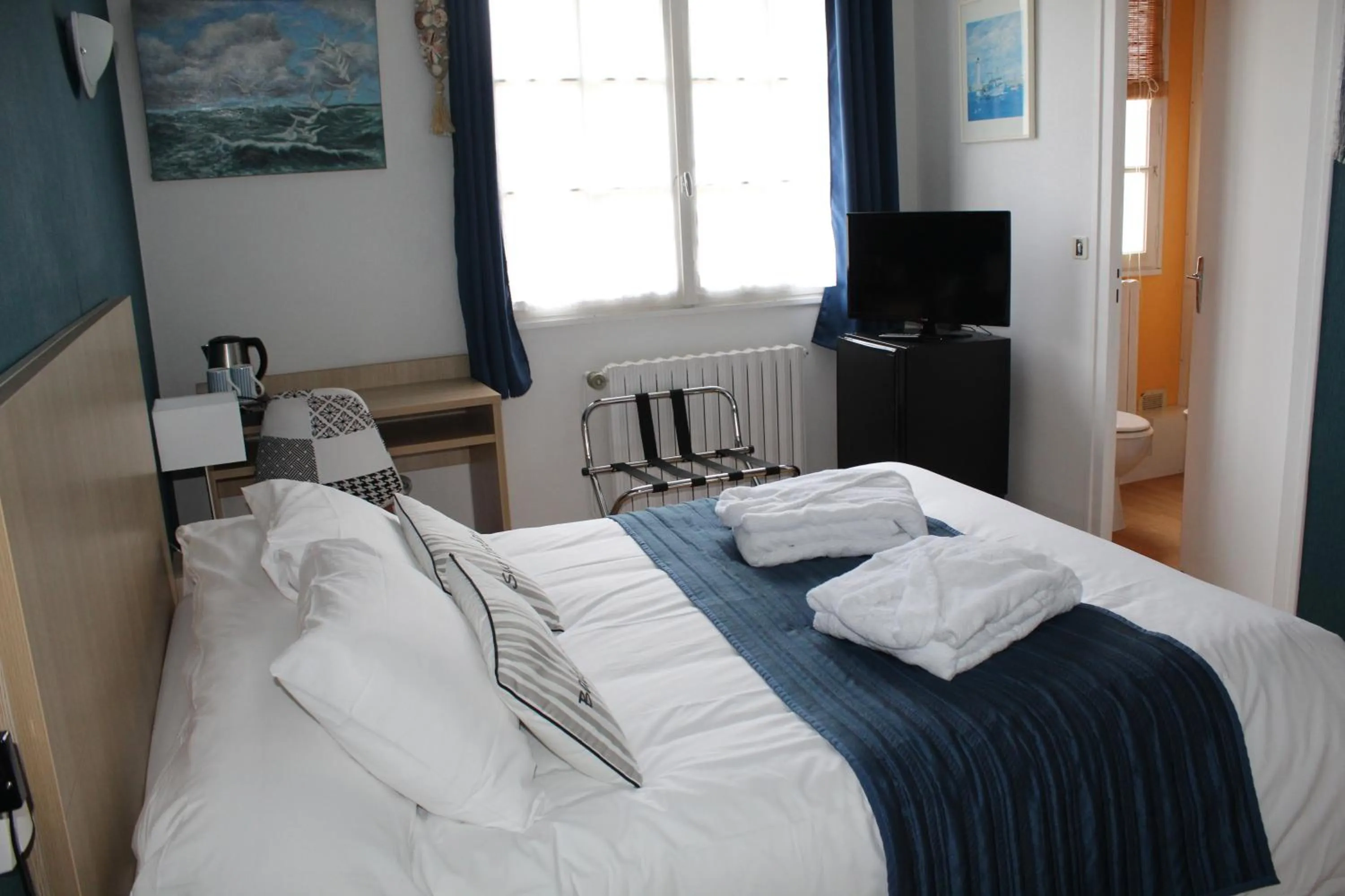 Garden view in Hotel de L'Europe, La Roche-Posay