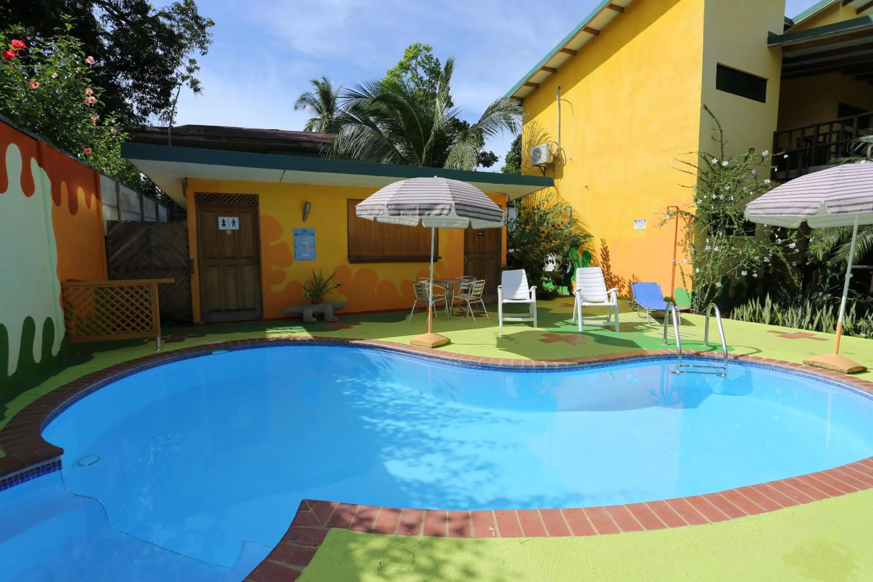 Swimming pool in Hotel Boutique La Casa de las Flores