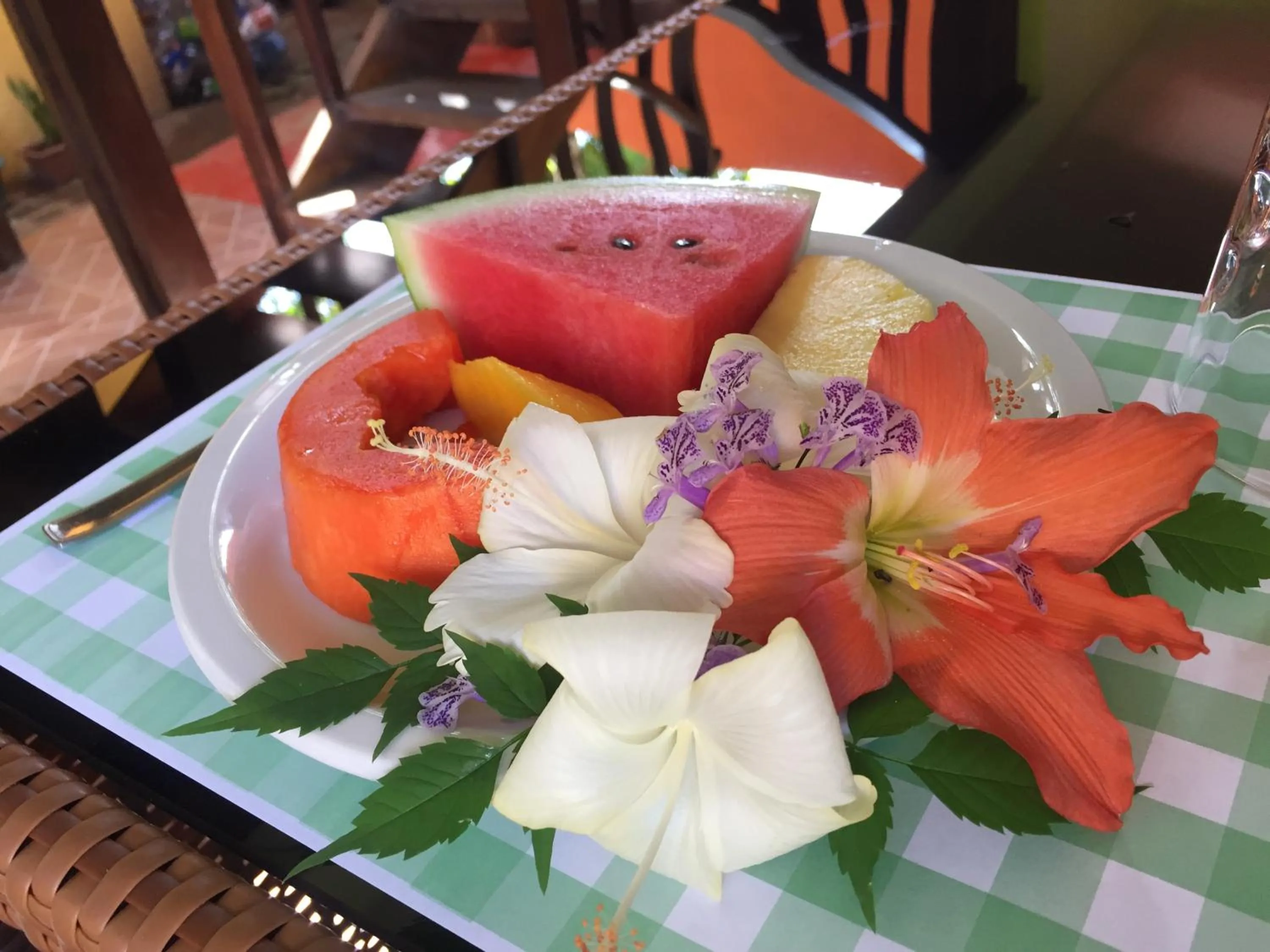 Food close-up in Hotel Boutique La Casa de las Flores