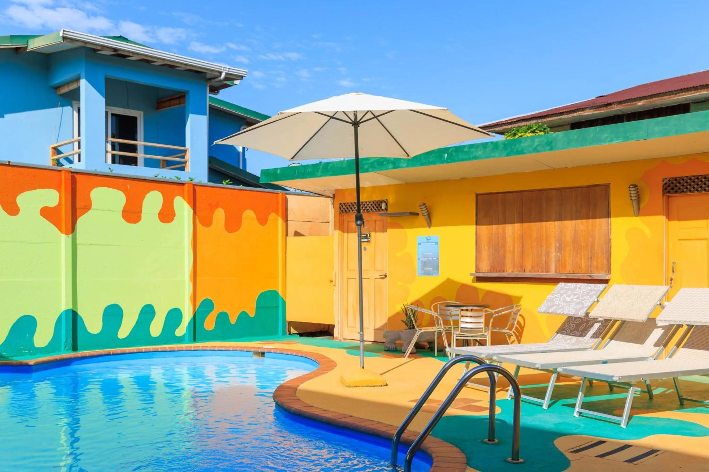 Pool view in Hotel Boutique La Casa de las Flores