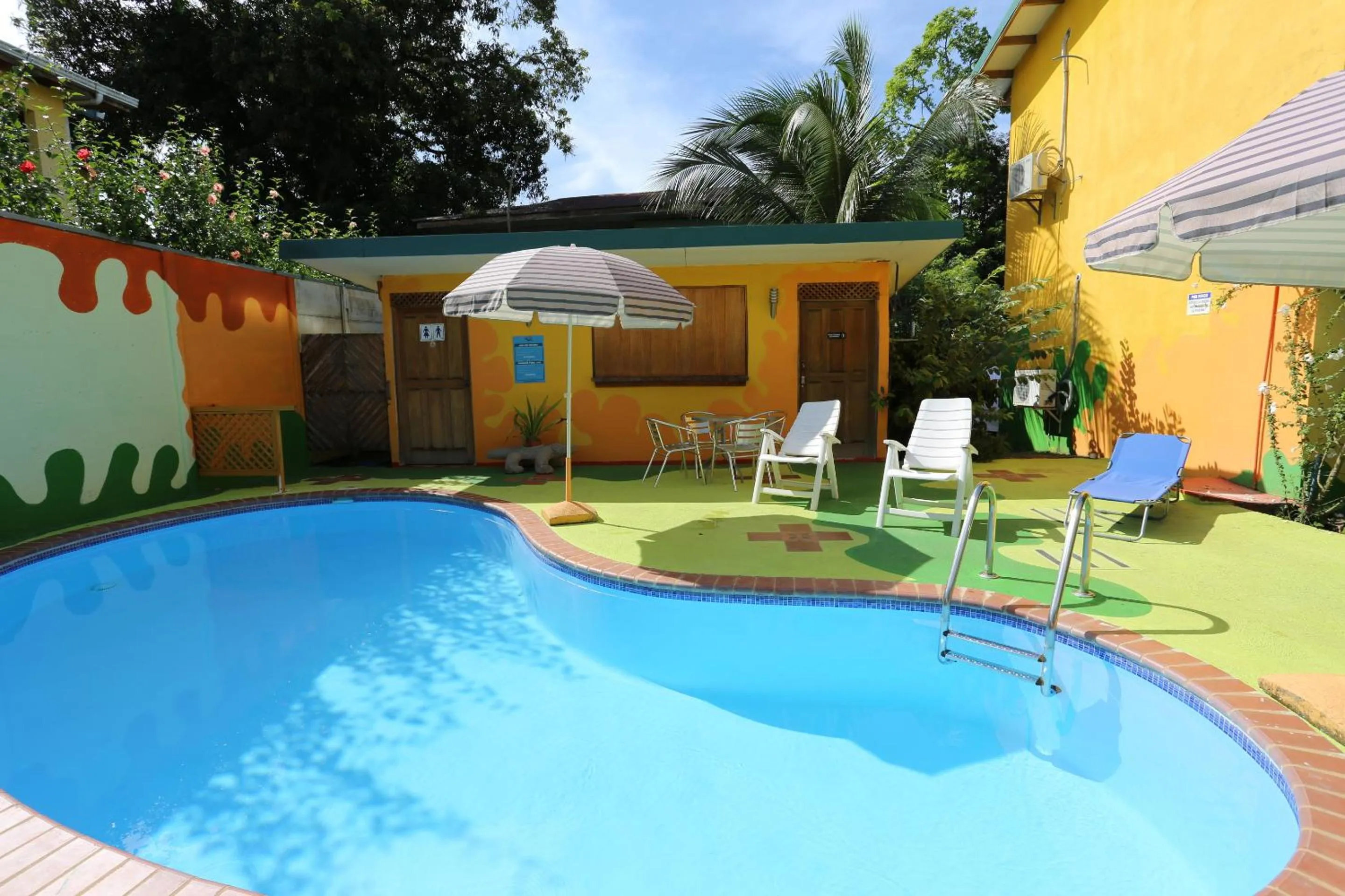 Swimming pool in Hotel Boutique La Casa de las Flores
