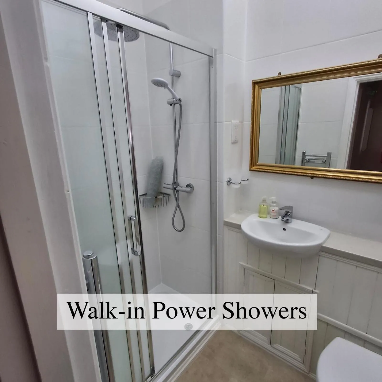 Shower in The Abbey Hotel & Apartments