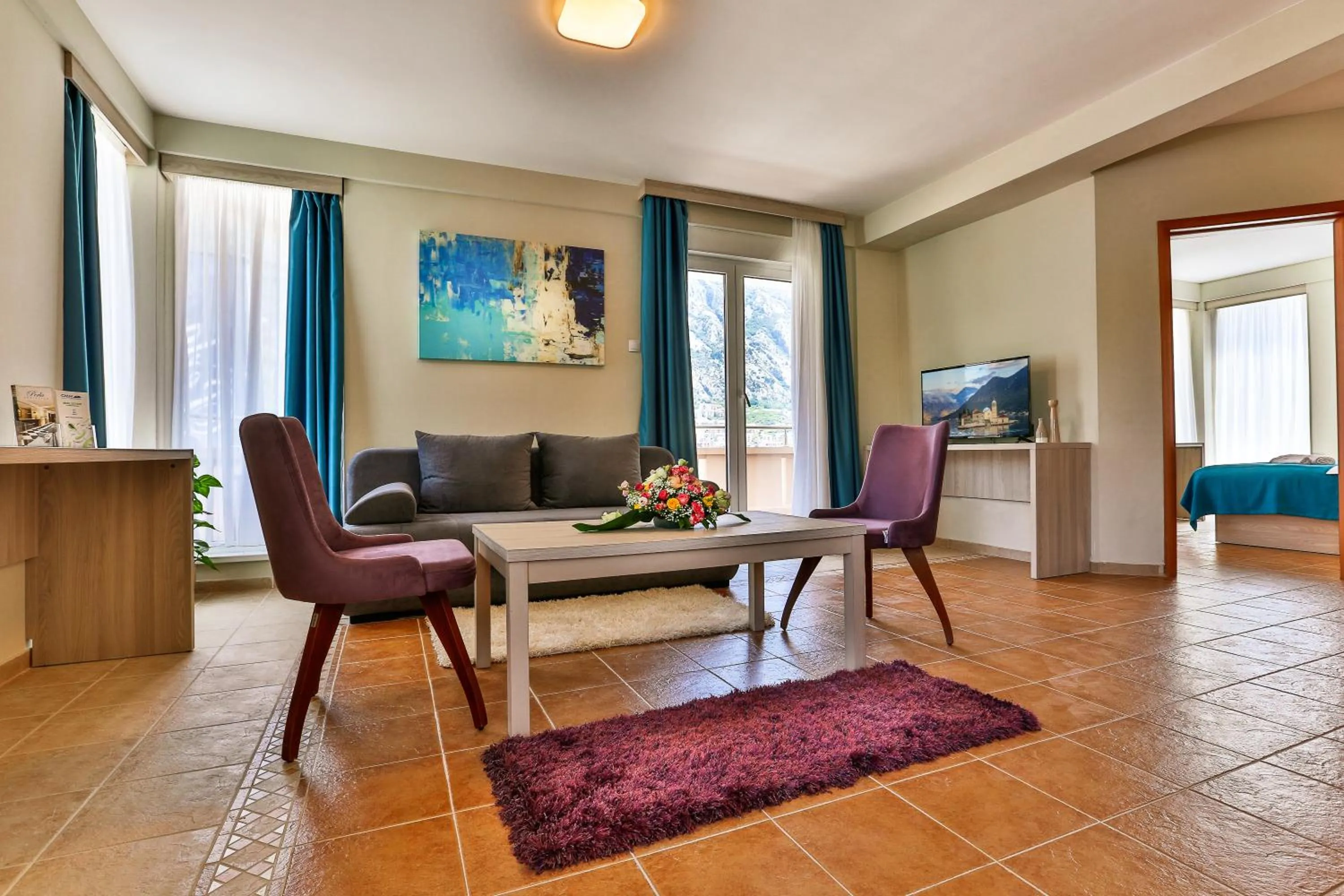 Living room in Montebay Perla