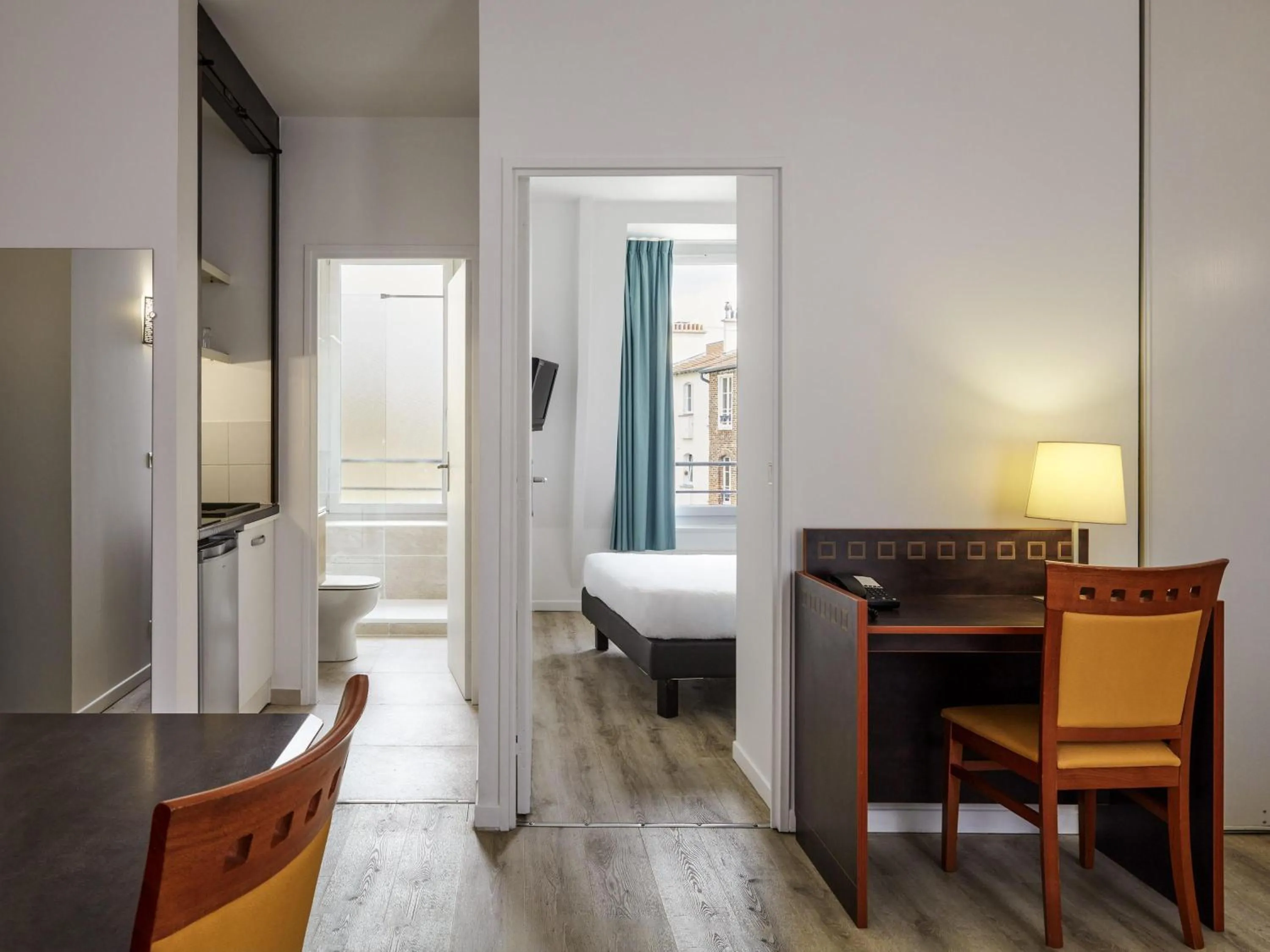 Bedroom, Bed in Aparthotel Adagio Access Paris Philippe Auguste