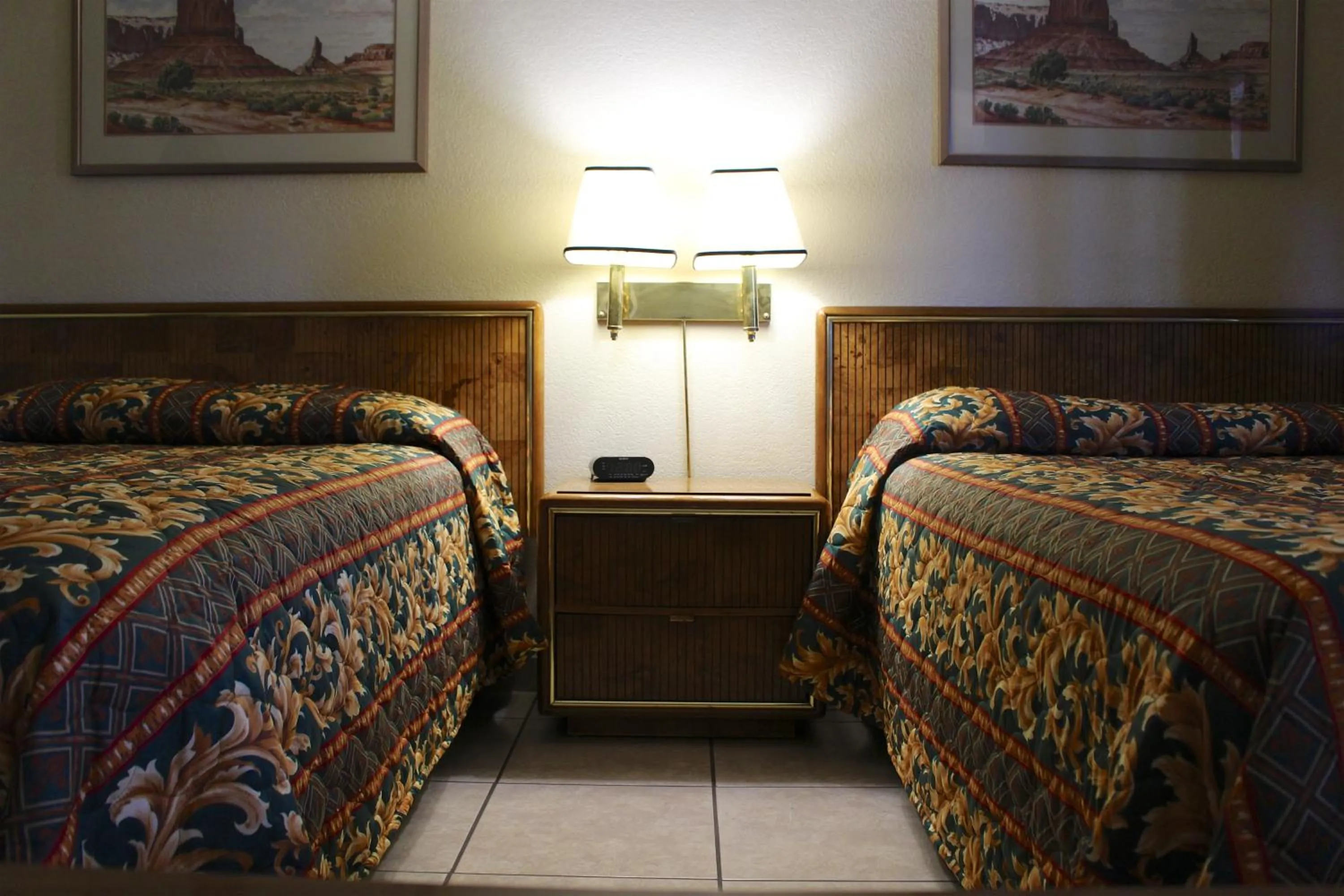 Bed in Starlite Motel